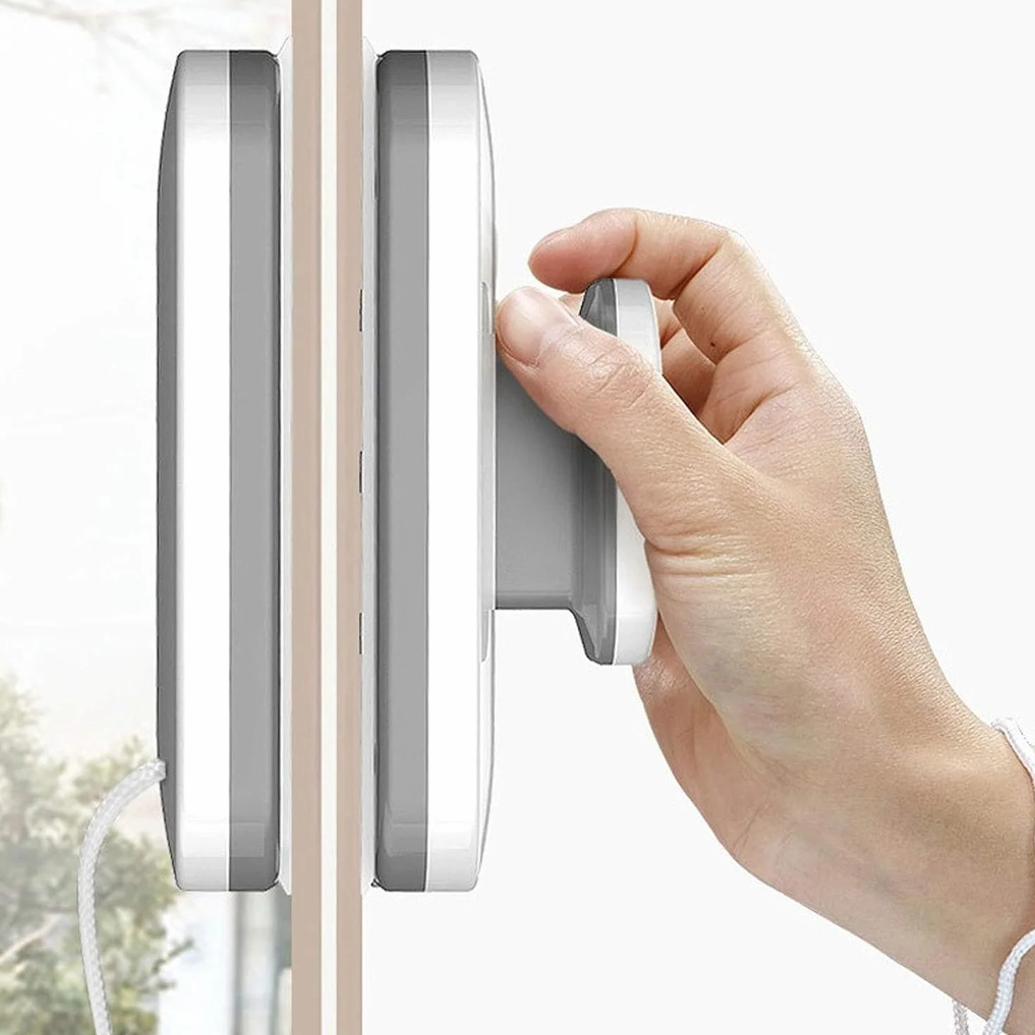 Windshield Wow Magnetic Car Window Cleaner, Magnetic Window Cleaner Tool, Magnetic Windshield Cleaner Tool, Magnet Window Cleaner Tool, Windshieldwow Magnetic Car Window Cleaner (1PC)