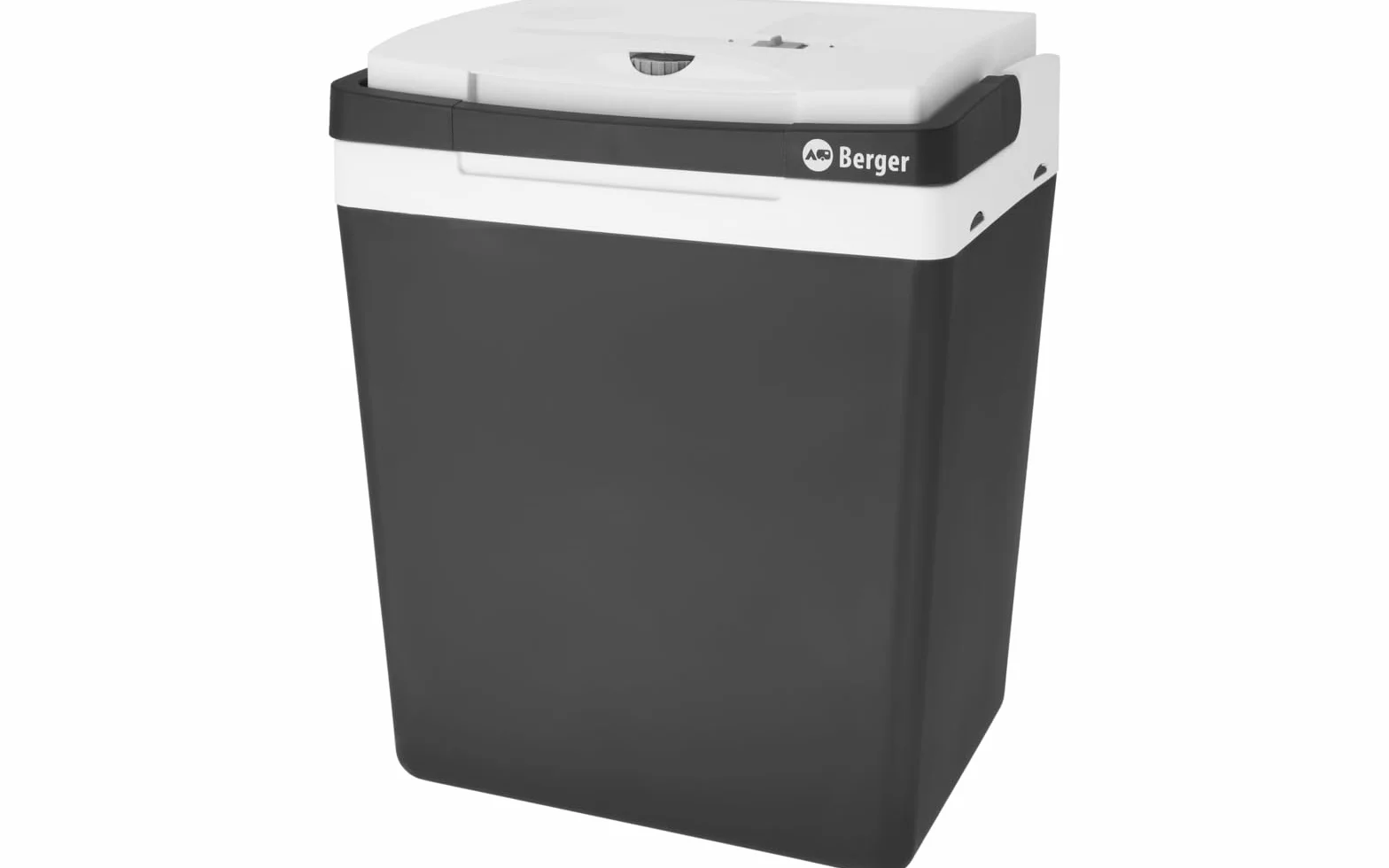 BERGER | Nevera termoeléctrica 30 L, Enfría y calienta, Conexión 12 V y 230 V para Coche, Camping y hogar, Bajo Consumo, Diseño Robusto y silencioso - Color Negro