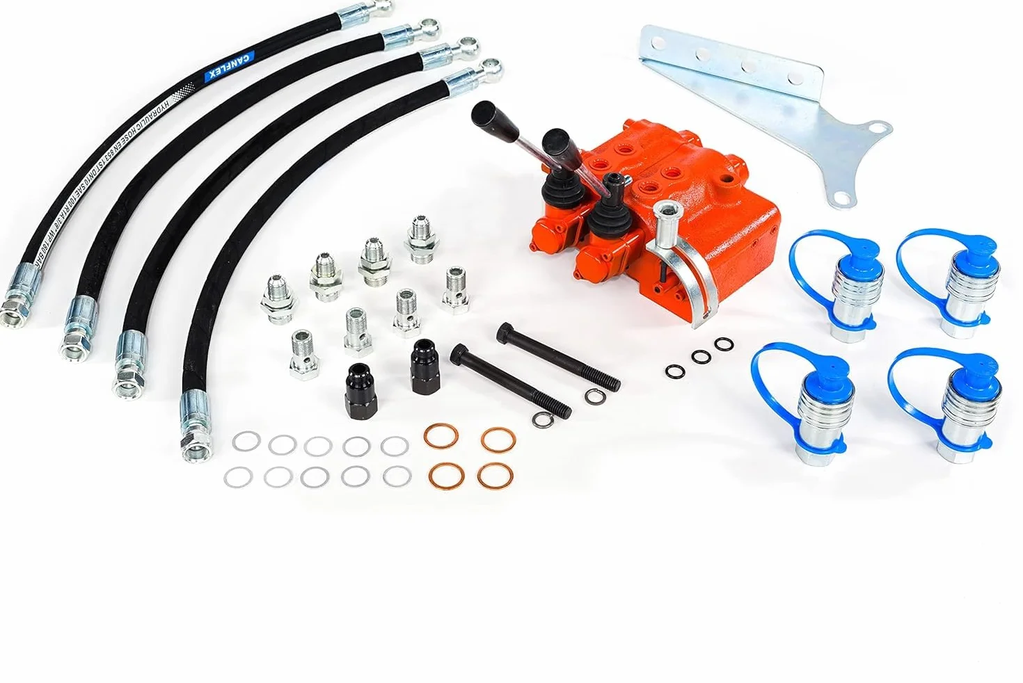 Kit de Válvula Remota Hidráulica Trasera para Massey Ferguson MF 135 150 230 231 240 245 250 253
