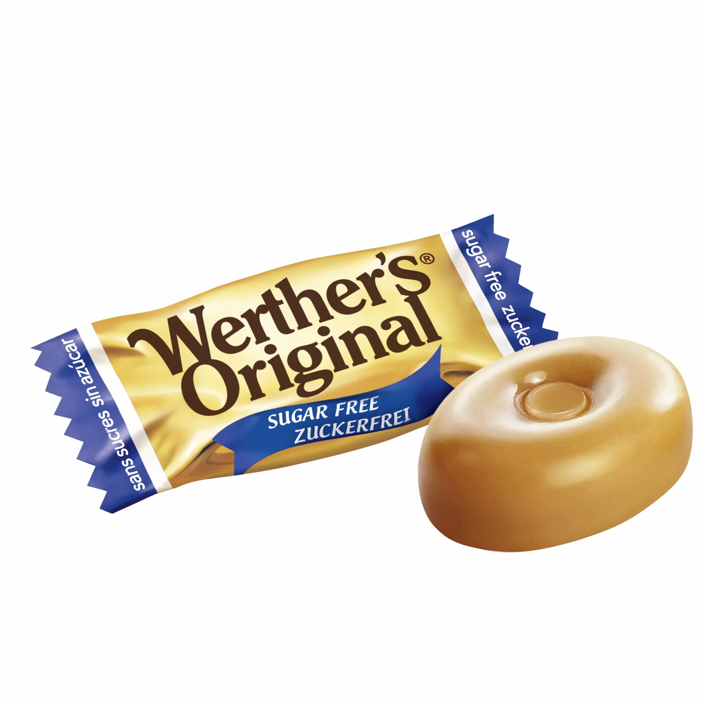Werther's Original Caramelos toffee sin azúcar 90g