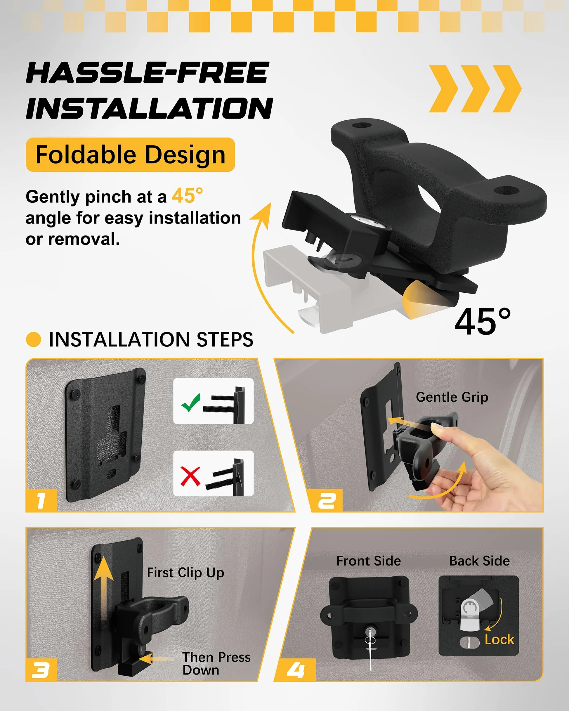 RETRUE Anclajes de amarre para caja de camioneta adecuados para F150 F250 F350 2015-2025, accesorios de amarre y anclajes de camión de repuesto #FL3Z-99000A64-B/FL3Z-9928408-AB, 4 piezas