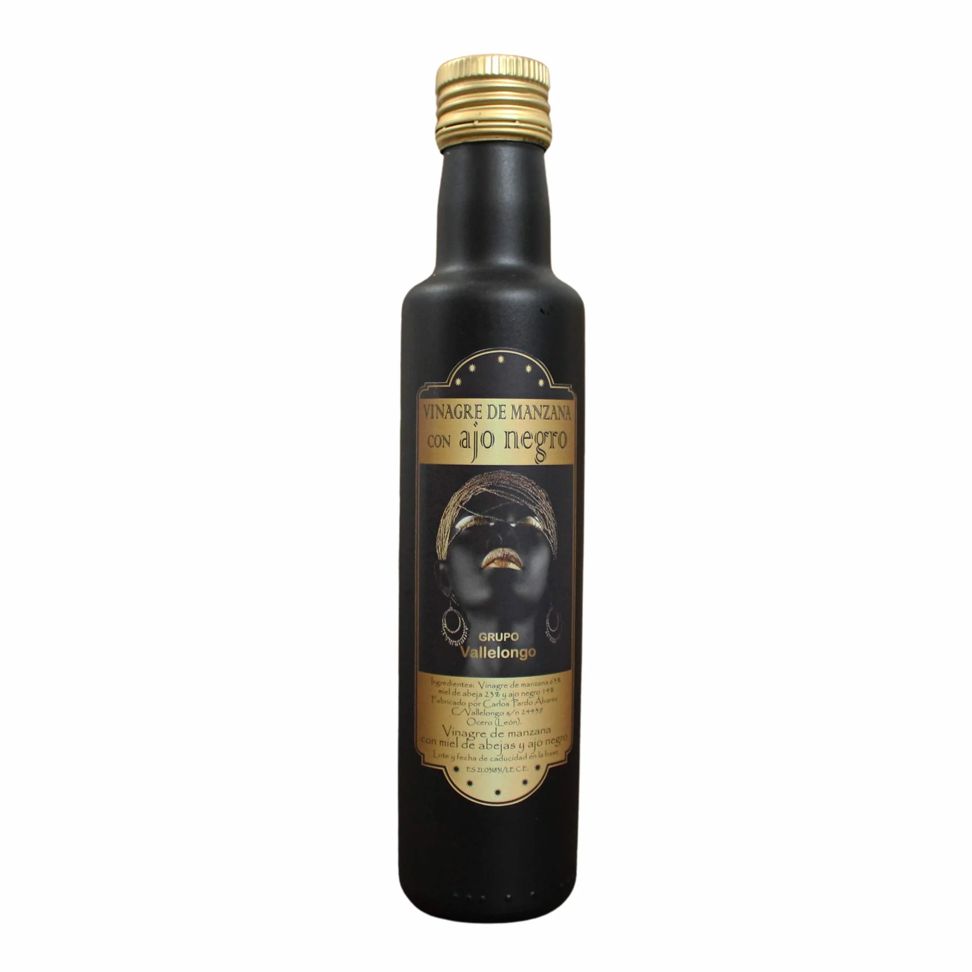 Vallelongo Vinagre de Manzana con Miel y Ajo Negro 250 ml