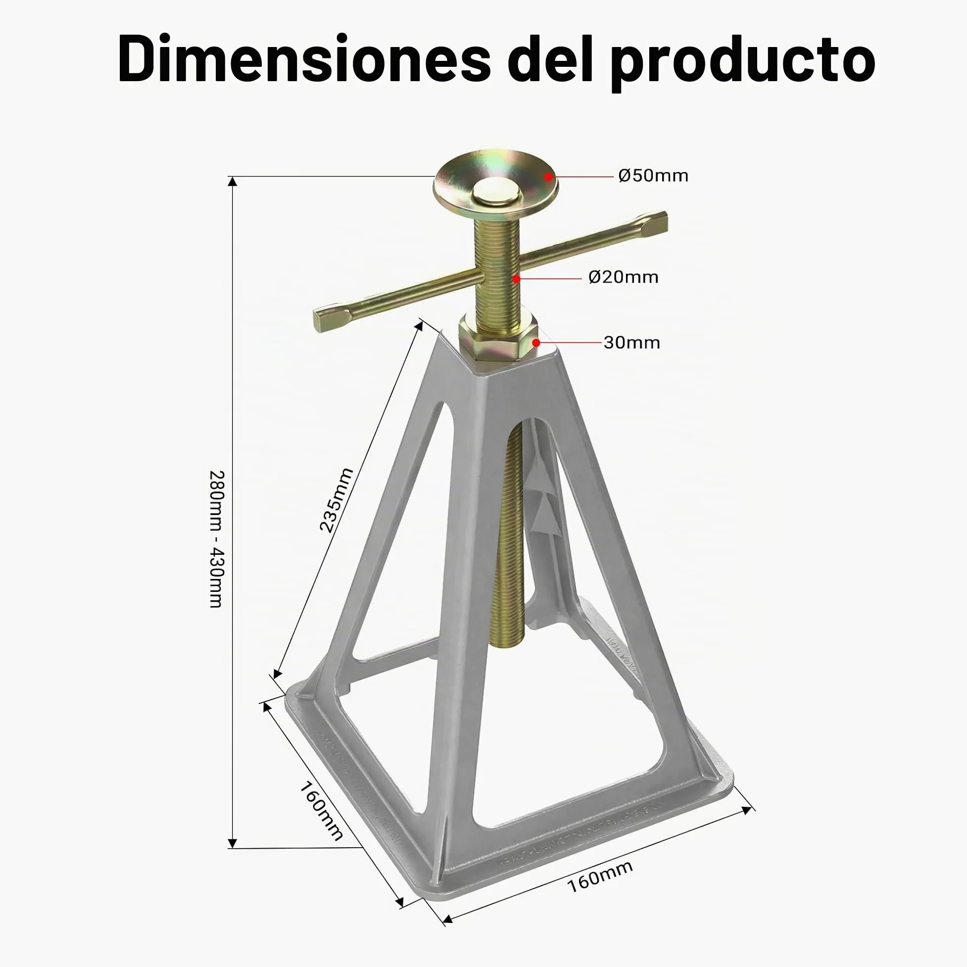 Bastidores de aluminio para caravanas y remolques Bastidores de 4 piezas