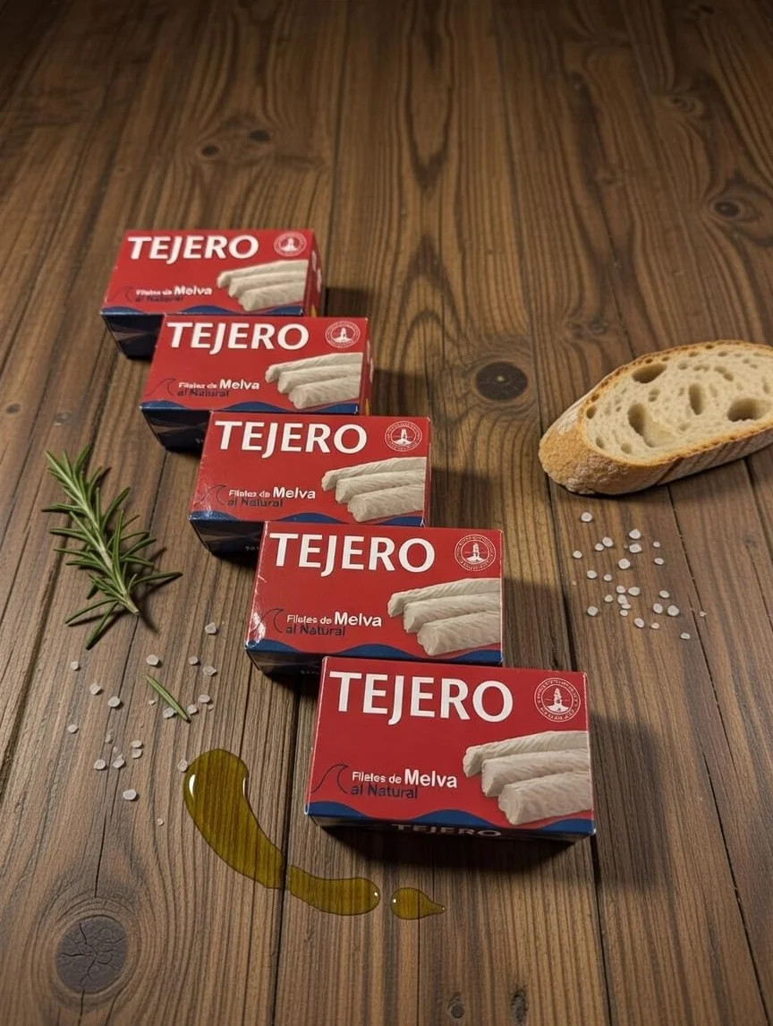 Tejero Filetes de Melva al natural 5 Latas 120 g