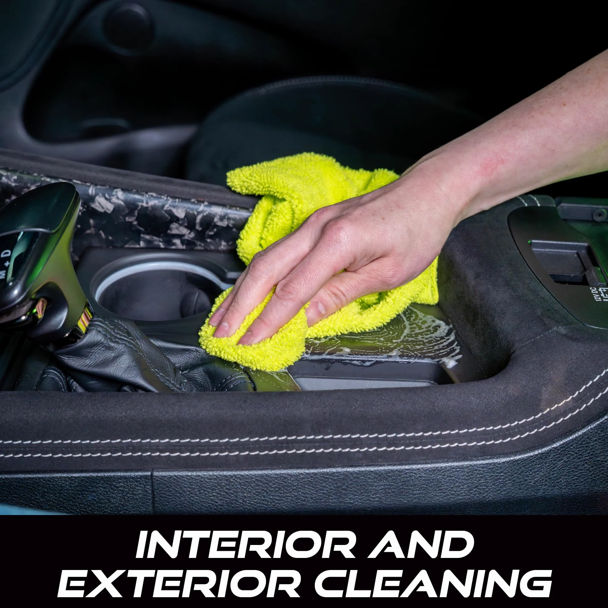 VIKING Paño de microfibra para coche o hogar, toalla profesional para detalles de automóviles, toallas de tela reutilizables y sin pelusa para coche, surtidas, 12 x 16 pulgadas, paquete de 20
