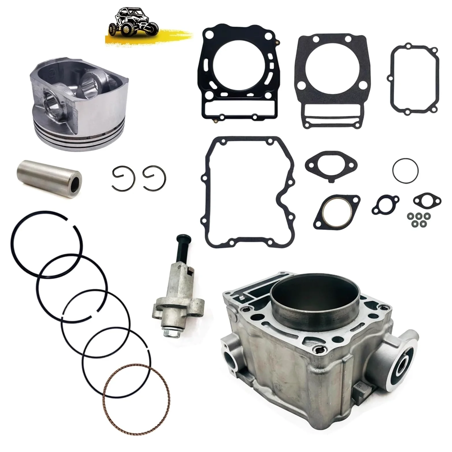 Pieza DE Recambio Kit de Juntas de Motor Fit For Motocicleta, Kit de Cilindro Fit For 500GT Kzu500 ATV UTV 192MR-1002100 192MR-1002000 LU018218 LU017538