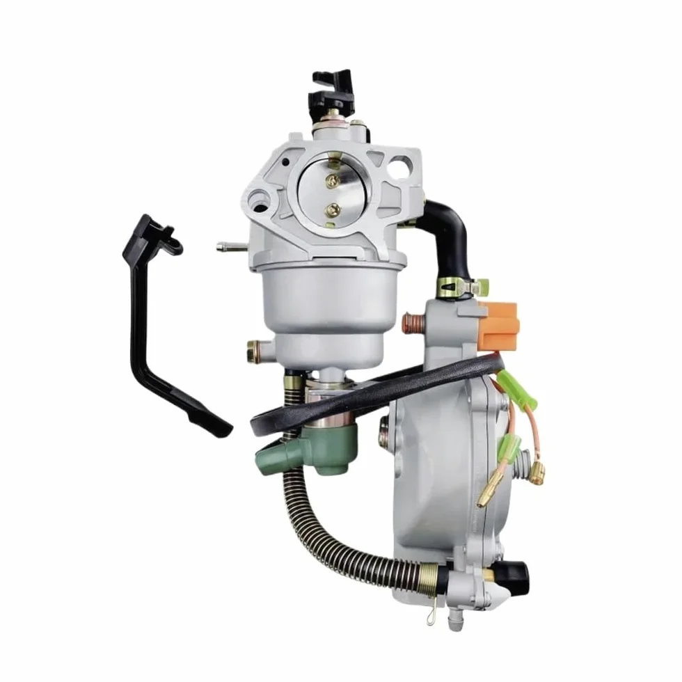 GX390 188F Generator Dual Carburetor LPG CNG Conversion Kit 4.5-5.5KW Manual Choke Garden Tools