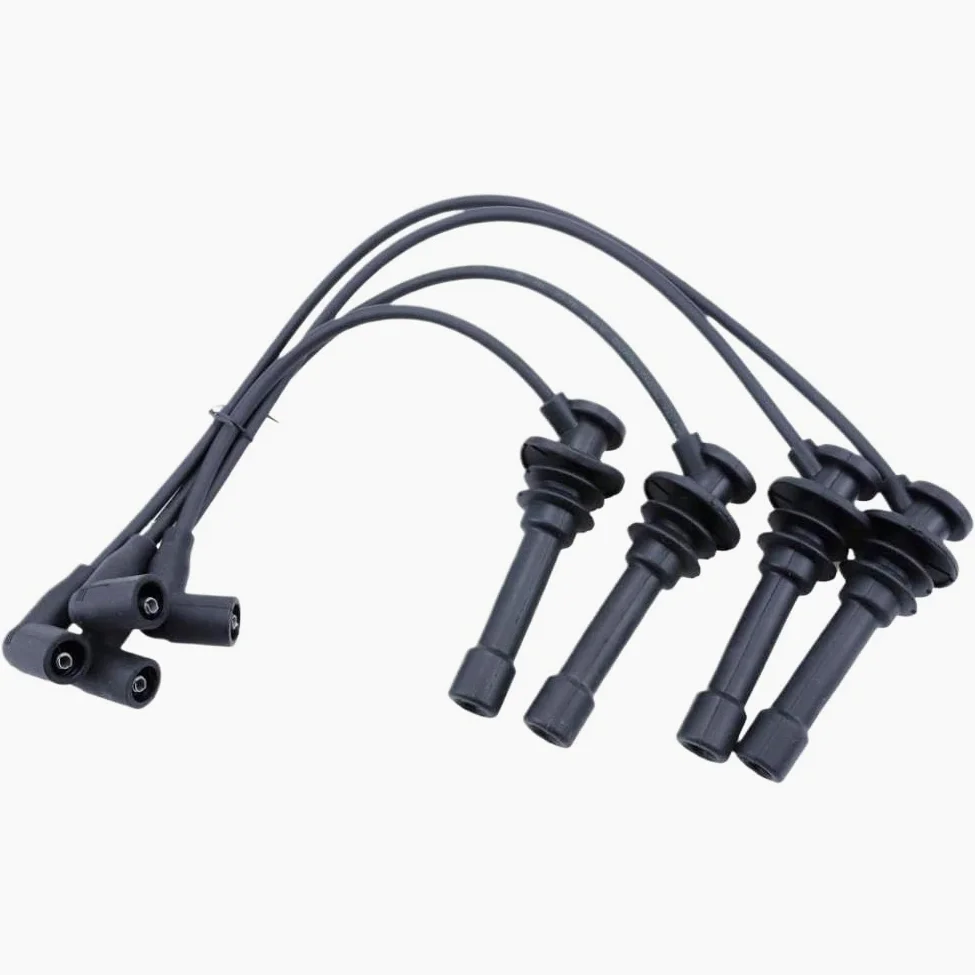 Juego de 4 cables de encendido de bujía compatibles con motores EC7, EC7-RV, Emgrand, Gleagle GC7, GX7, LEVC SC7, SX7 1.5L 1.8L 2009-2011