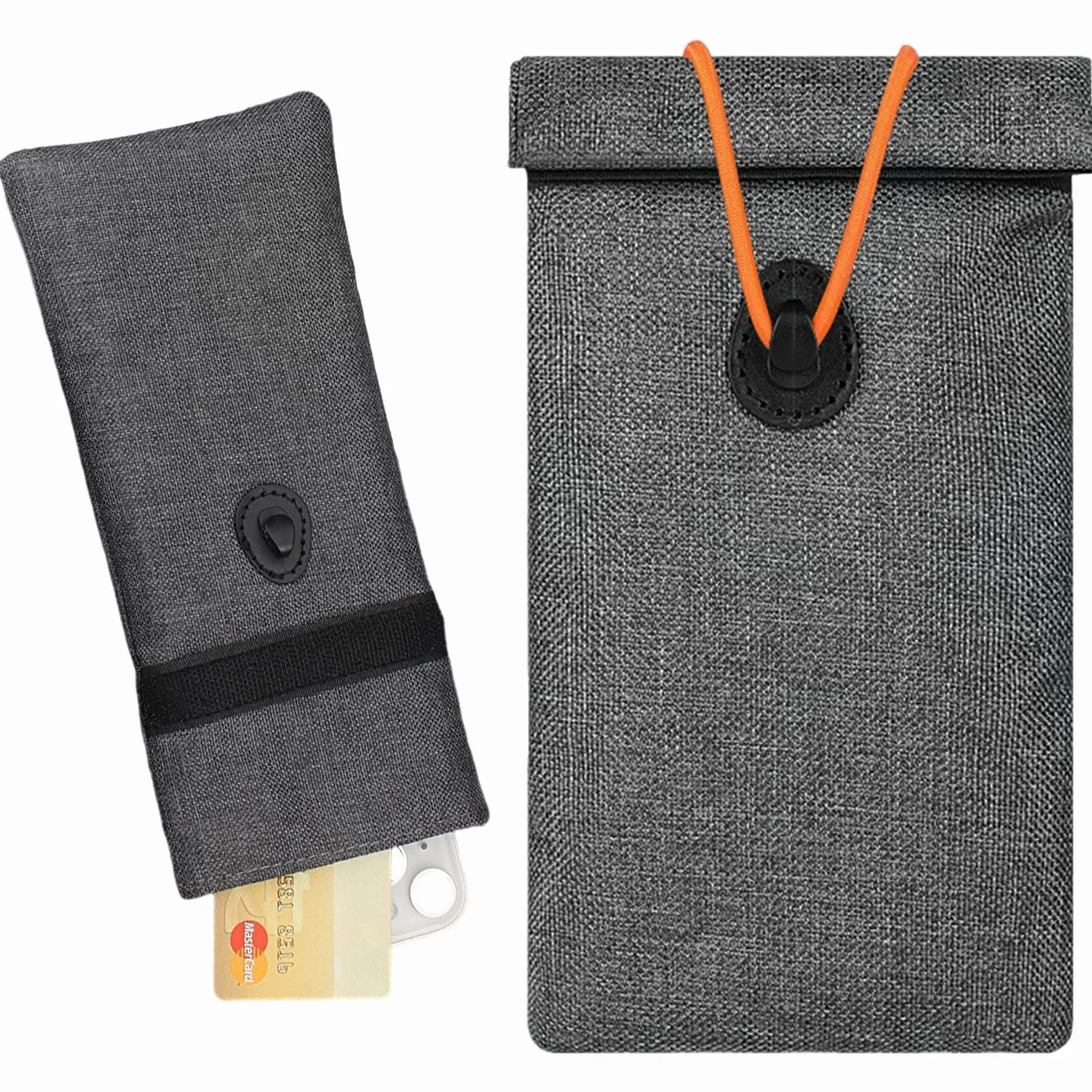 Bolsa Faraday, Protector de Jaula, Protector de Llavero Faraday, Caja de Bloqueo de Señal de Llave de Coche, Jaulas de Bloqueo de Señal Antirrobo, Inhibidor de Señal Móvil 4G/GPS (Gris)