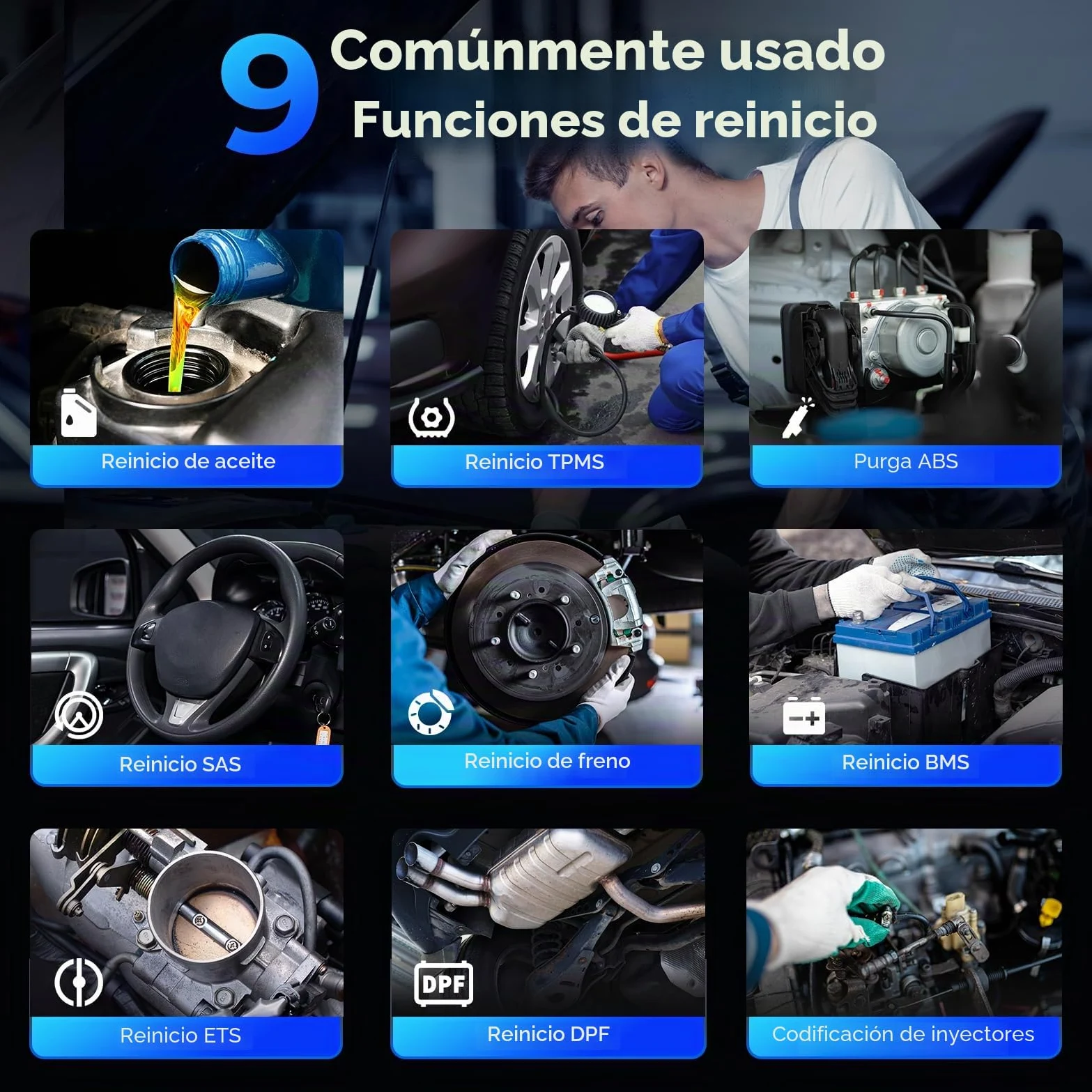 TOPDON OBD2 Scanner ArtiDiag600S, 8 Reset Service(Oil, BMS, ABS, SAS, EPB, DPF, TPMS, Throttle)&4 System Diagnostic Tool(AT/Eng/ABS/SRS), Full OBD2 Function Code Reader, Free Lifetime Upgrade