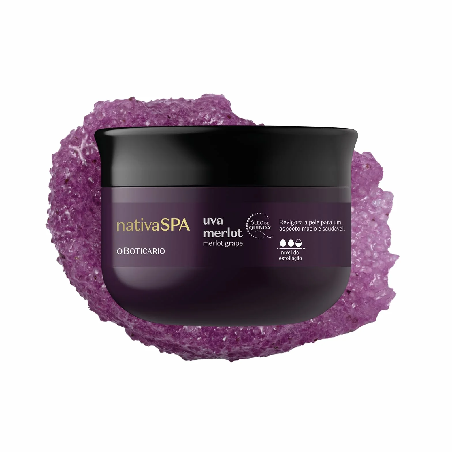 O Boticário Nativa SPA Exfoliante Corporal Uva Merlot 180g