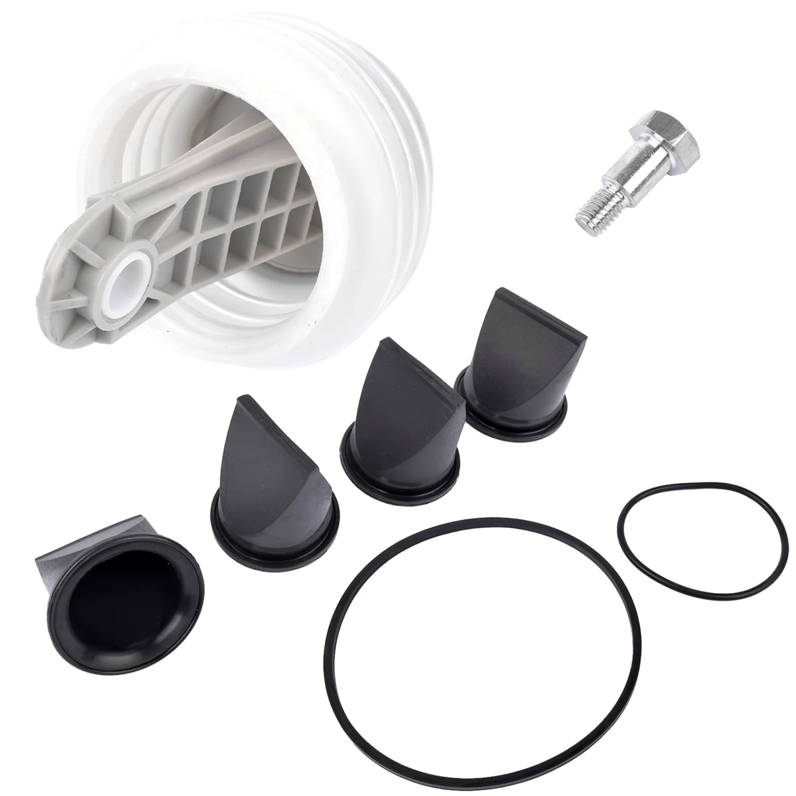 AYNEFY Kit de Fuelle de Bomba, Material ABS con Válvula de Pico de Pato y Junta Tórica para Bomba de Vacío Serie S