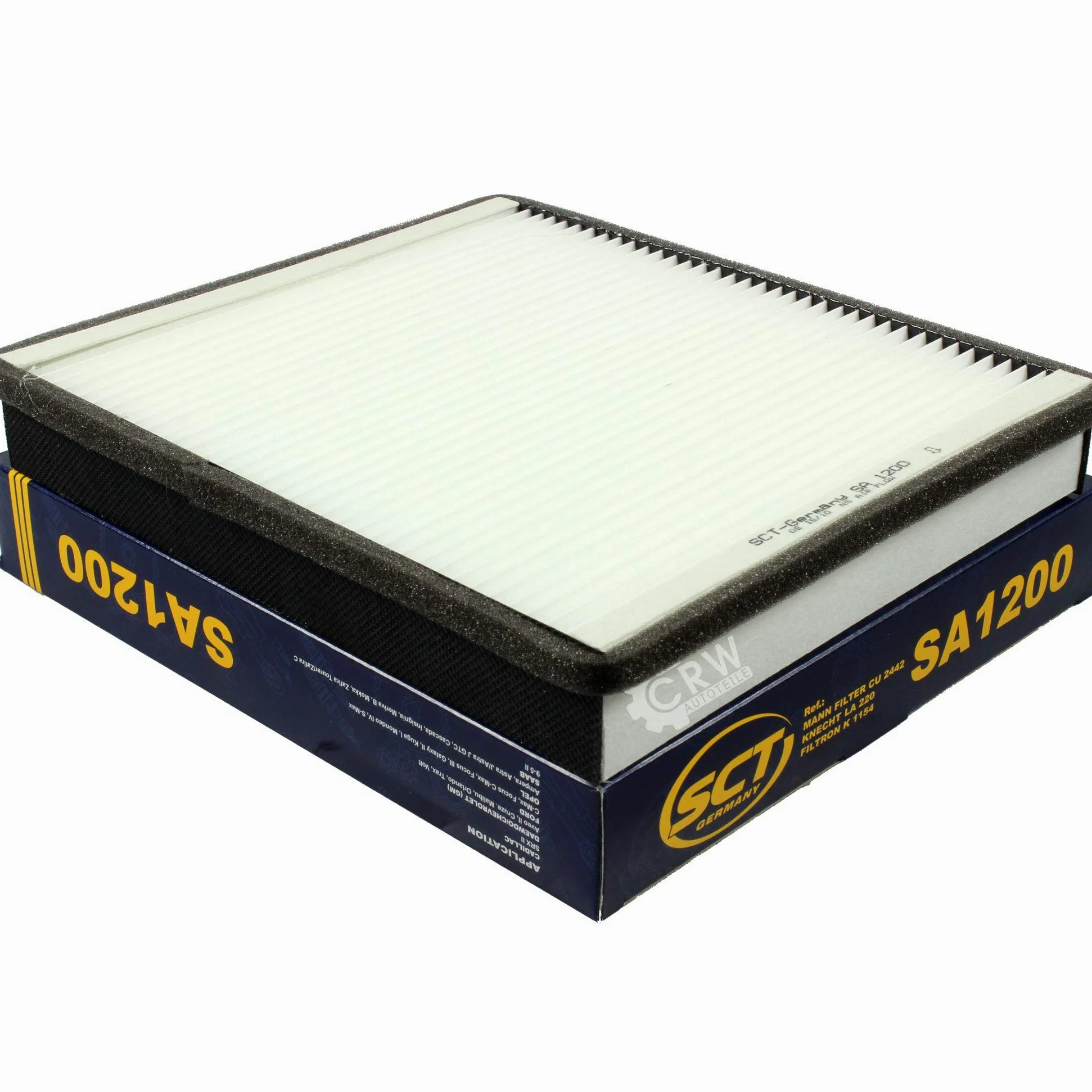 QR-Parts Set 85578547 SA 1200 24 filtros originales SCT para habitáculo, filtro de polen