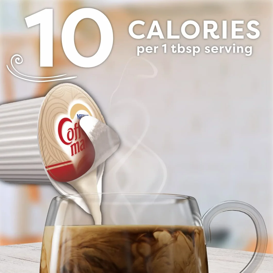 Coffee-mate Original Coffee Creamer Liquid Singles, 24 Count Pack of 4