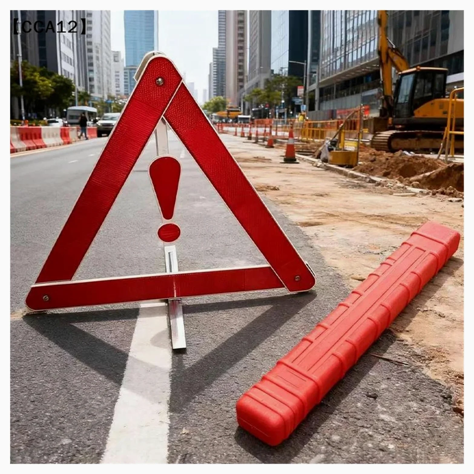 Dispositivo de Alerta temprana Emergencia Plegable for Seguridad Vial, triángulo Advertencia for Coches, 10 Uds para Advertencia