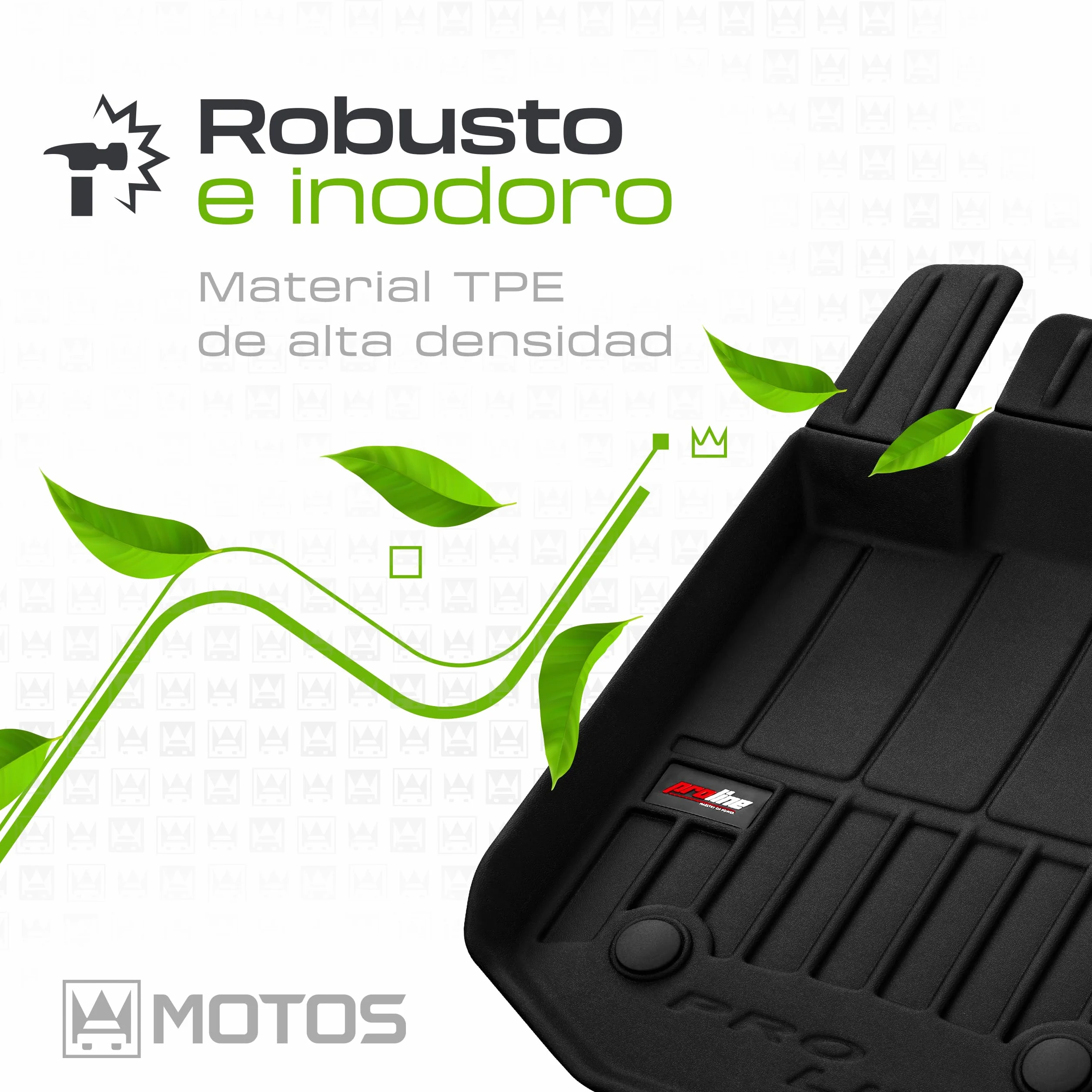 MOTOS Alfombrillas de Goma para BMW X5 E70 2006-2013 Mejore la Comodidad de Sus Viajes con la Alfombra Antideslizante Car 3D- Alfombrillas de Coche para Varias Estaciones