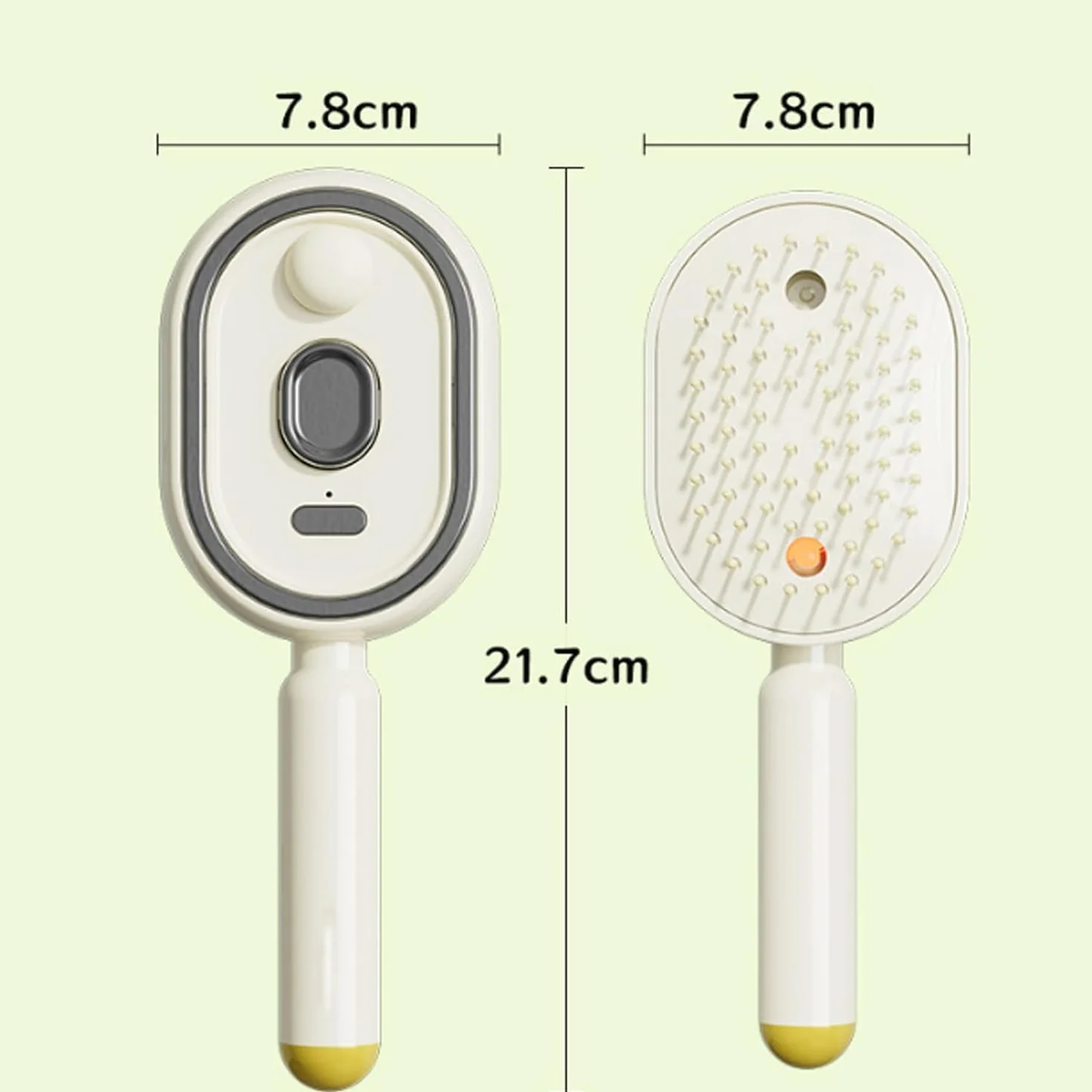 Cepillo Alisador Con Vapor Recargable Portátil para Pelo - Anti-Encrespamiento y Antiestático