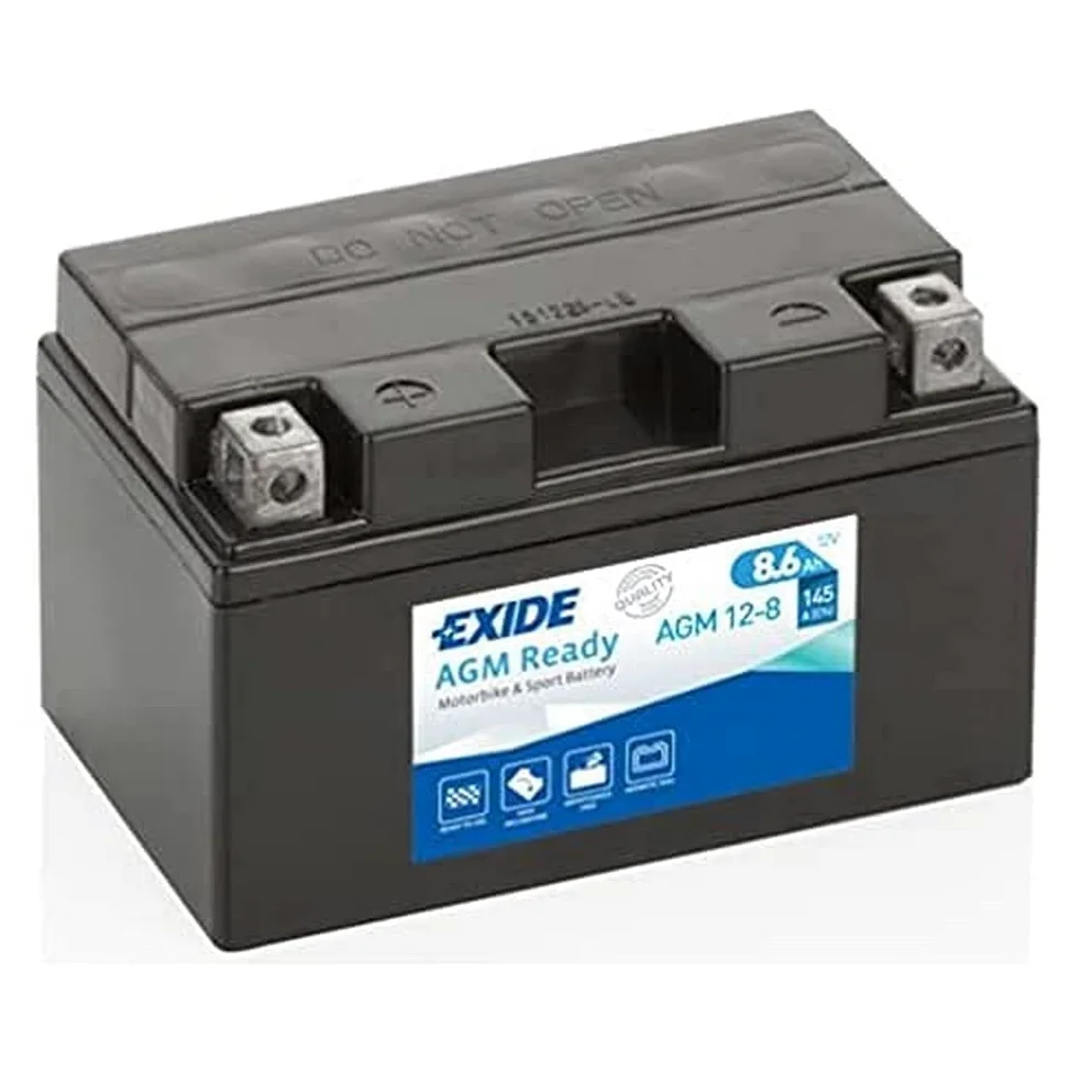 Batería Exide AGM12-8 Moto 12V AGM 8,6Ah 145A