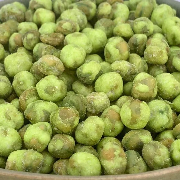Guisantes con Wasabi 500g, Legumbre Tostada Picante, Snack Crujiente Alto en Proteína Vegetal