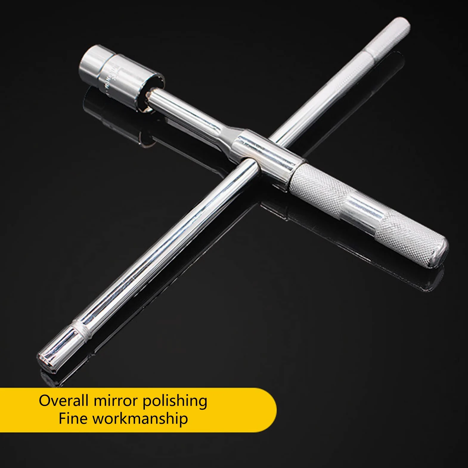 Llave de rueda para llave cruzada para clases de rueda cruzada, removedor de enchufe, herramienta de reparación de ruedas de coche, repuesto de neumáticos de coche, 17-23 m