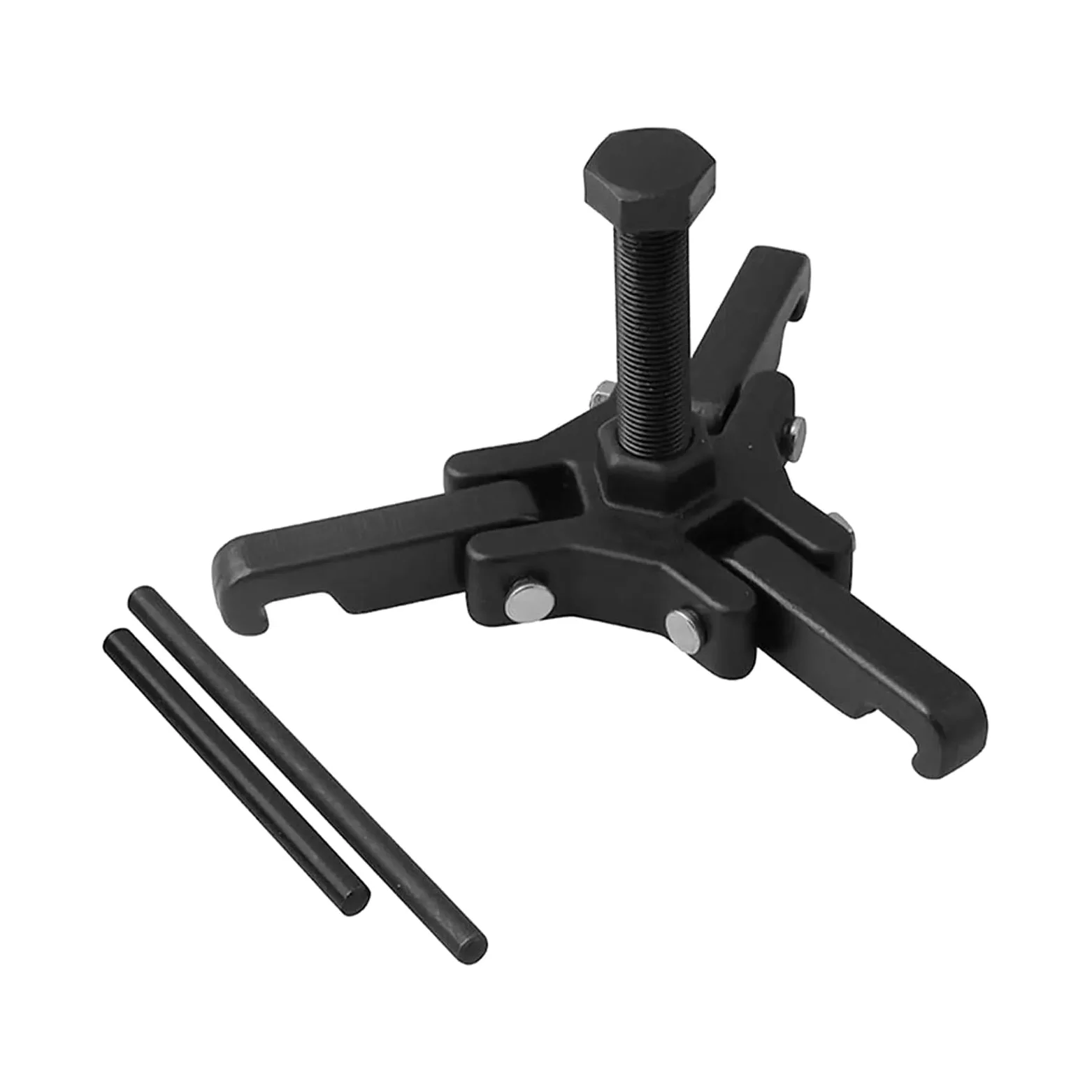 Xuanqingyi Store Juego de extractores de equilibrador armónico compatible con polea de cigüeñal Extractor de poleas de acero compatible con coches Oldsmobile Van Suvs Quitar poleas amortiguadoras