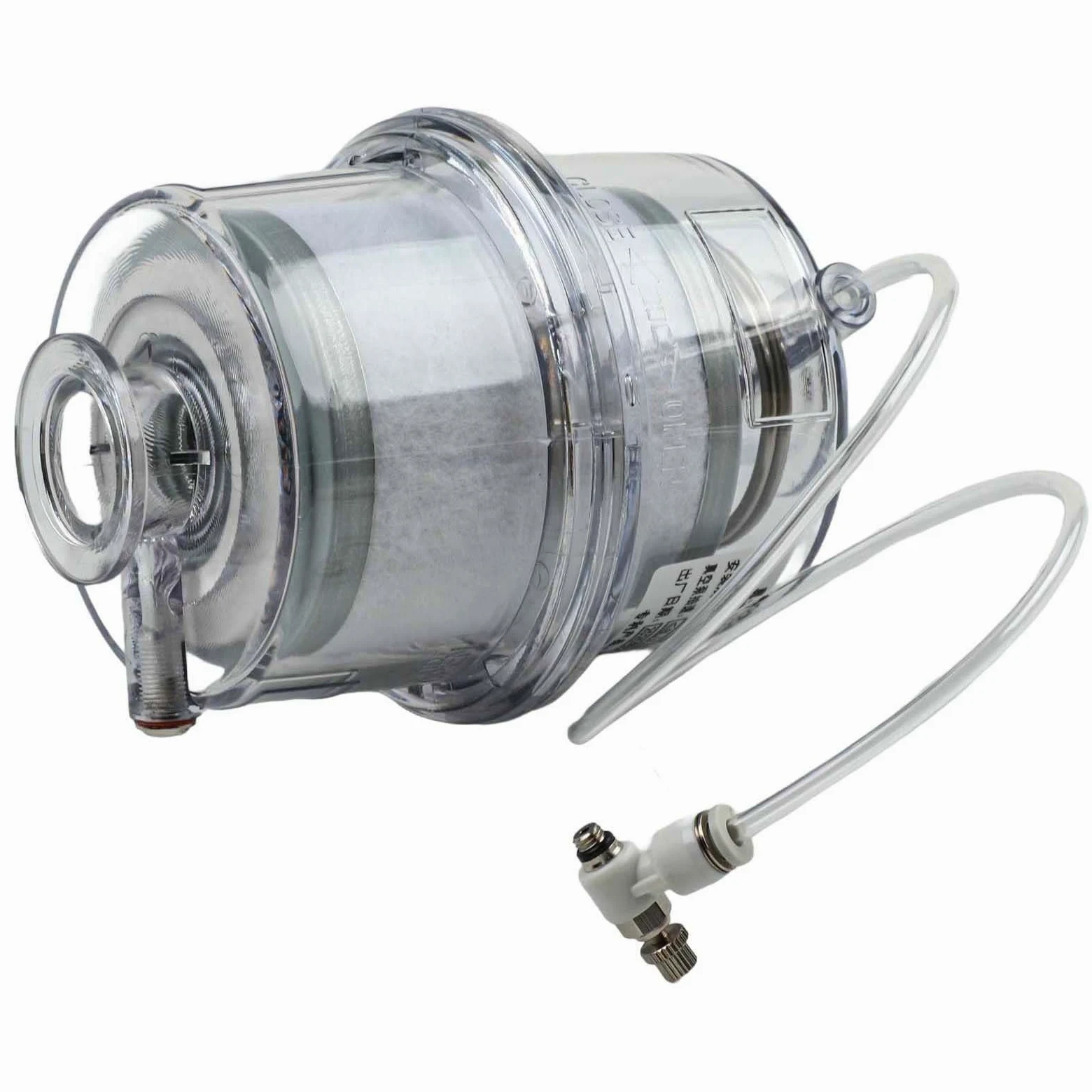 Separador de niebla de aceite eficiente para bombas de vacío, KF25/KF40, carcasa transparente para control de estado, resistencia a altas temperaturas, ideal para la industria y la investigación