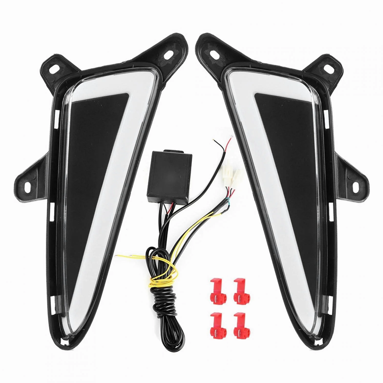 Luz de conducción de coche, DC12V 6000-6700K Luz de circulación diurna LED impermeable DRL Apta para C-HR CHR IZOA