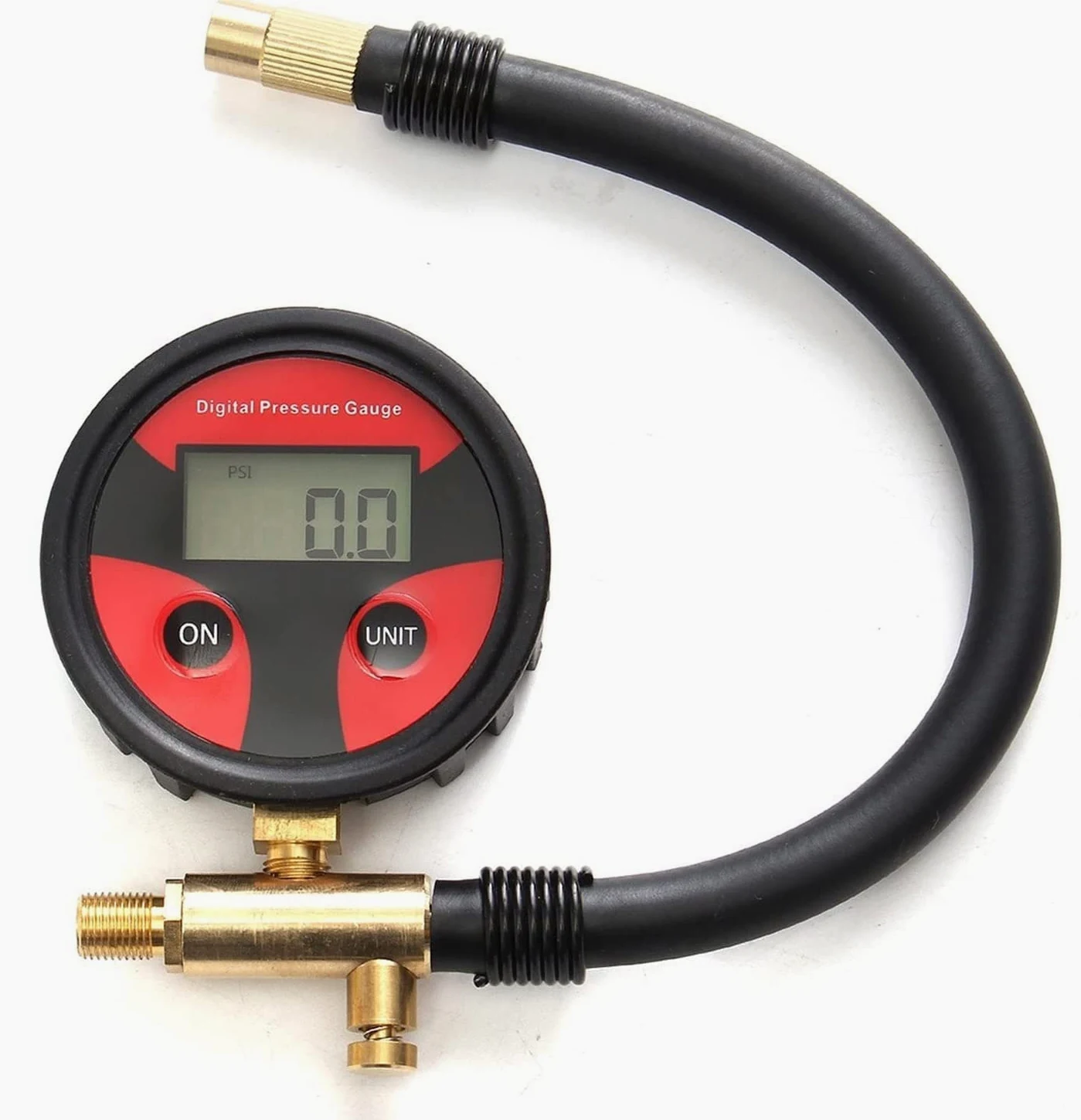 AGAATI Medidor de presión de neumáticos Digital, manómetro LCD de 200PSI, Motocicleta, Coche, Ciclo, camión, 4 Unidades Disponibles