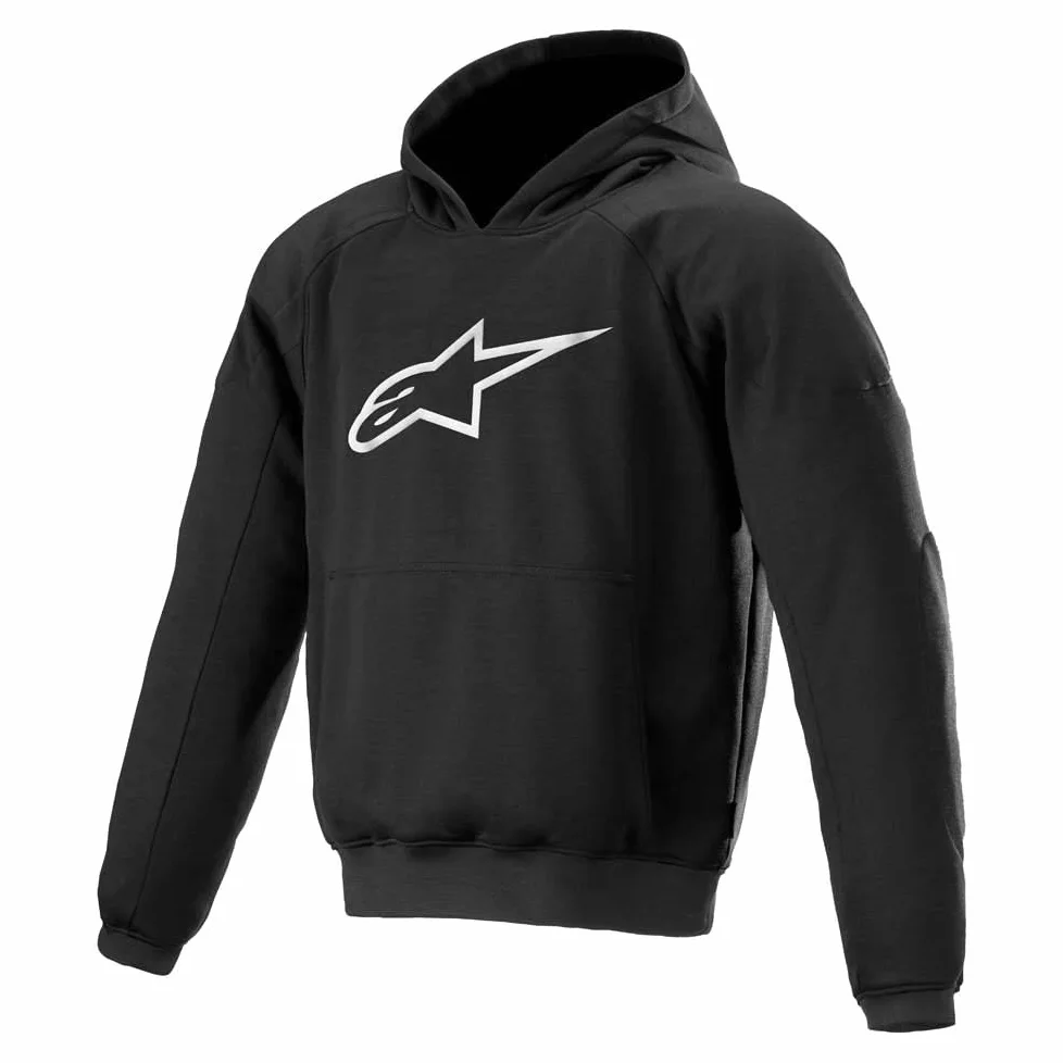 Alpinestars Ageless 4209221-10-m-Sudadera con Capucha para Hombre (Talla M), Color Negro Chaqueta de Moto, Unisex Adulto