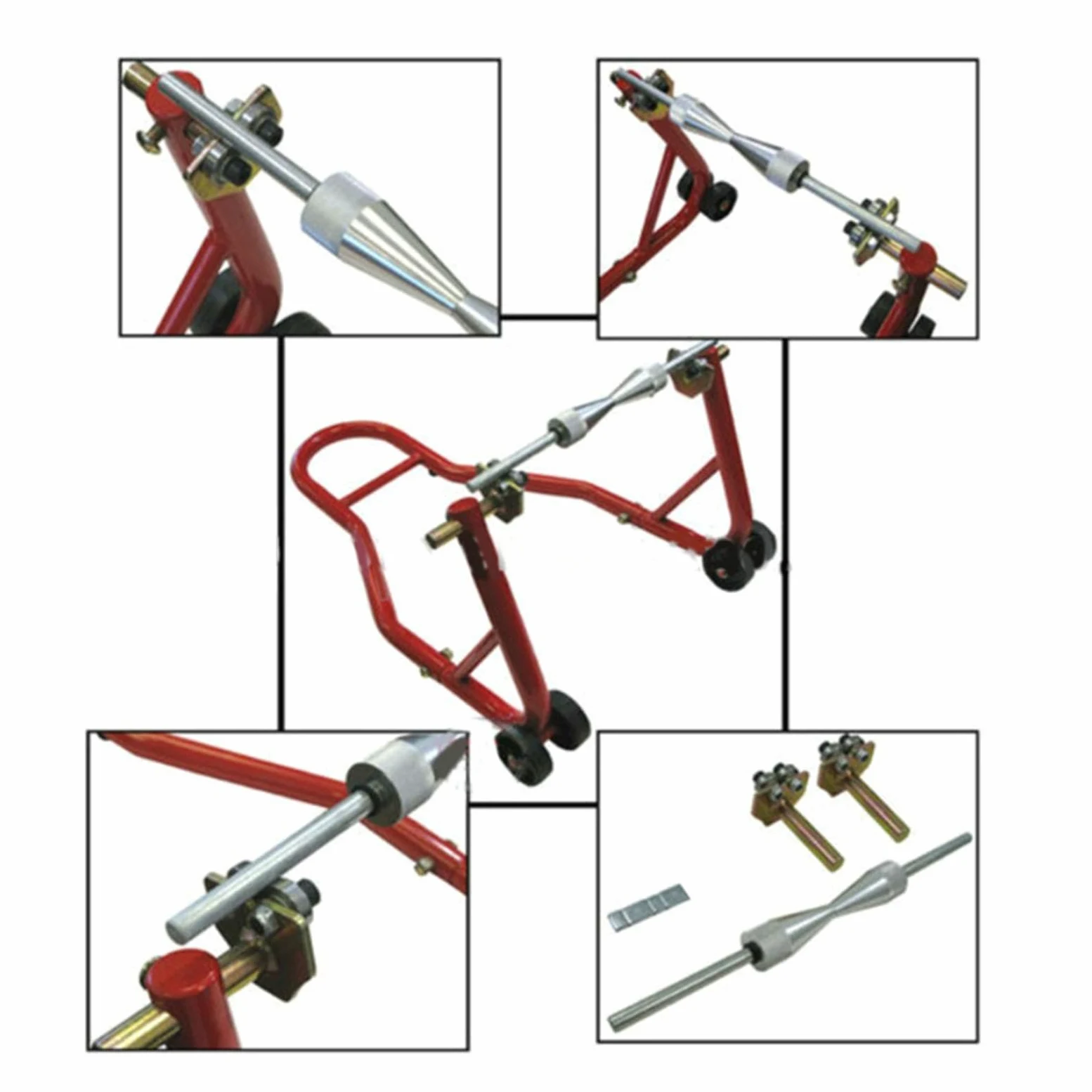 Equilibradora de Ruedas de Motocicleta Y Bicicleta, Herramienta de Equilibrado de Neumáticos, Accesorios para Taller de Remolques Y, Herramien