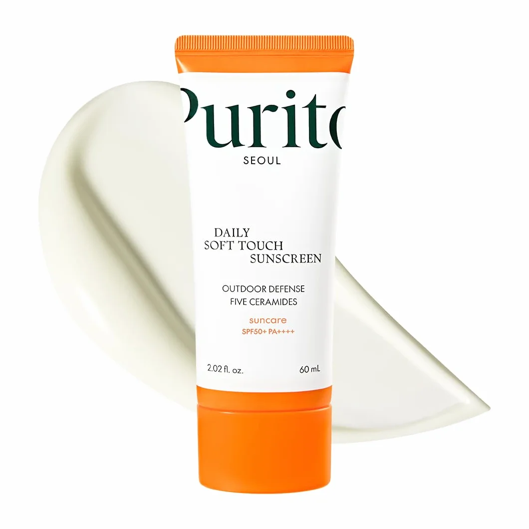 PURITO SEOUL Protector Solar SPF50+ PA++++ Ceramidas No Blanquea Resistente al Agua K-Beauty