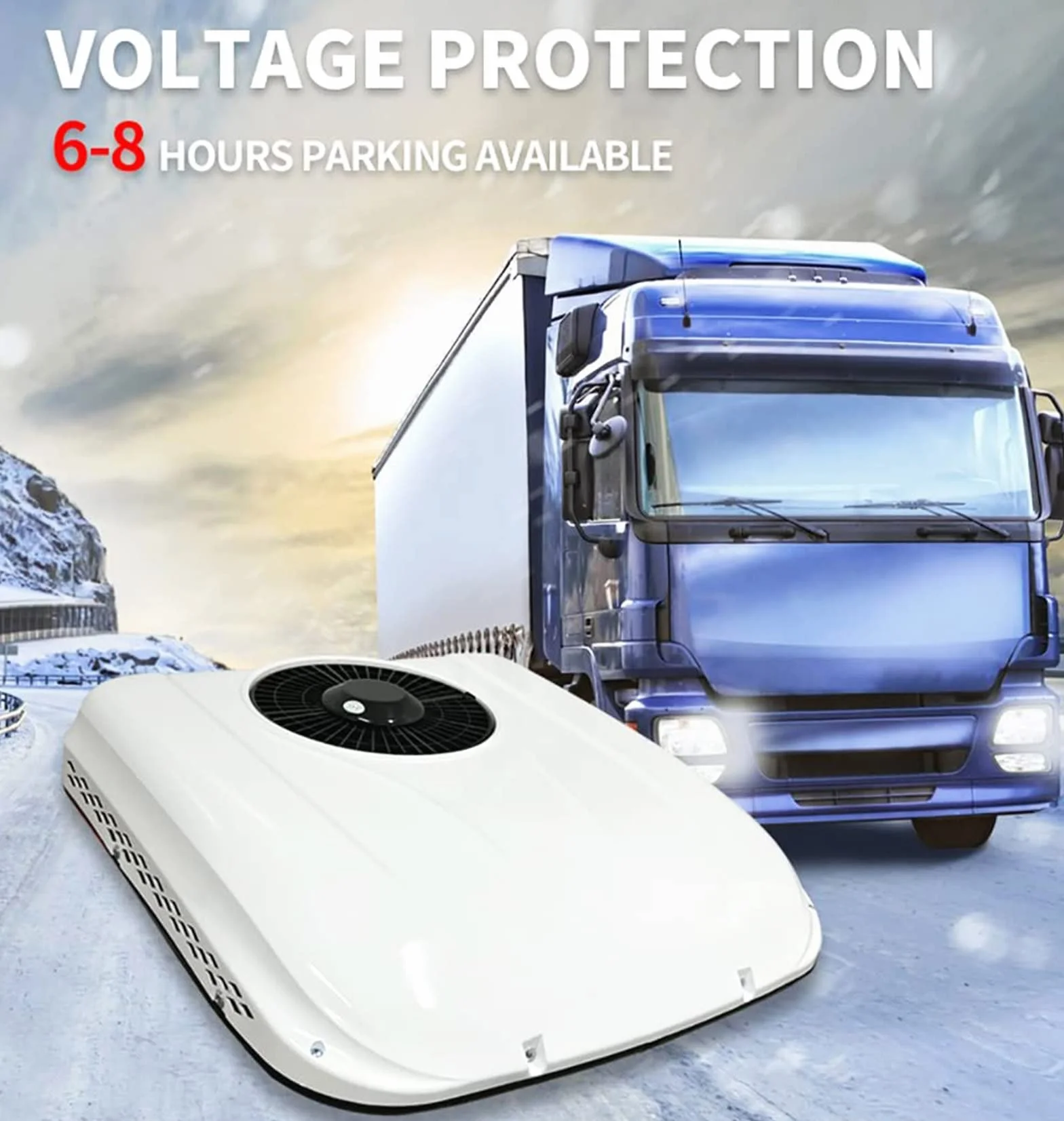 Aire acondicionado de techo 12V para coche caravana camión tractor DC