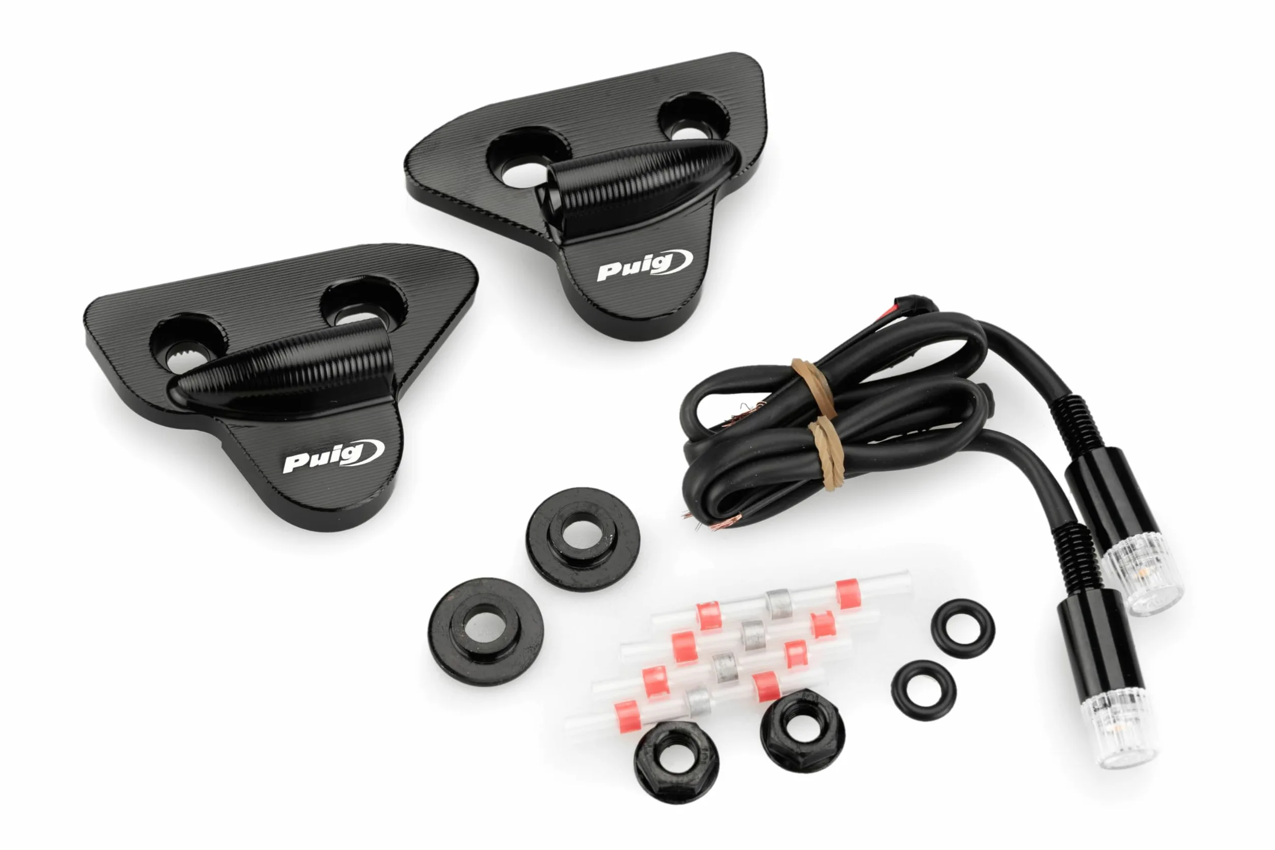 Puig 22042N Tapas Retrovisores con Intermitente Tab LED homologados, Negro
