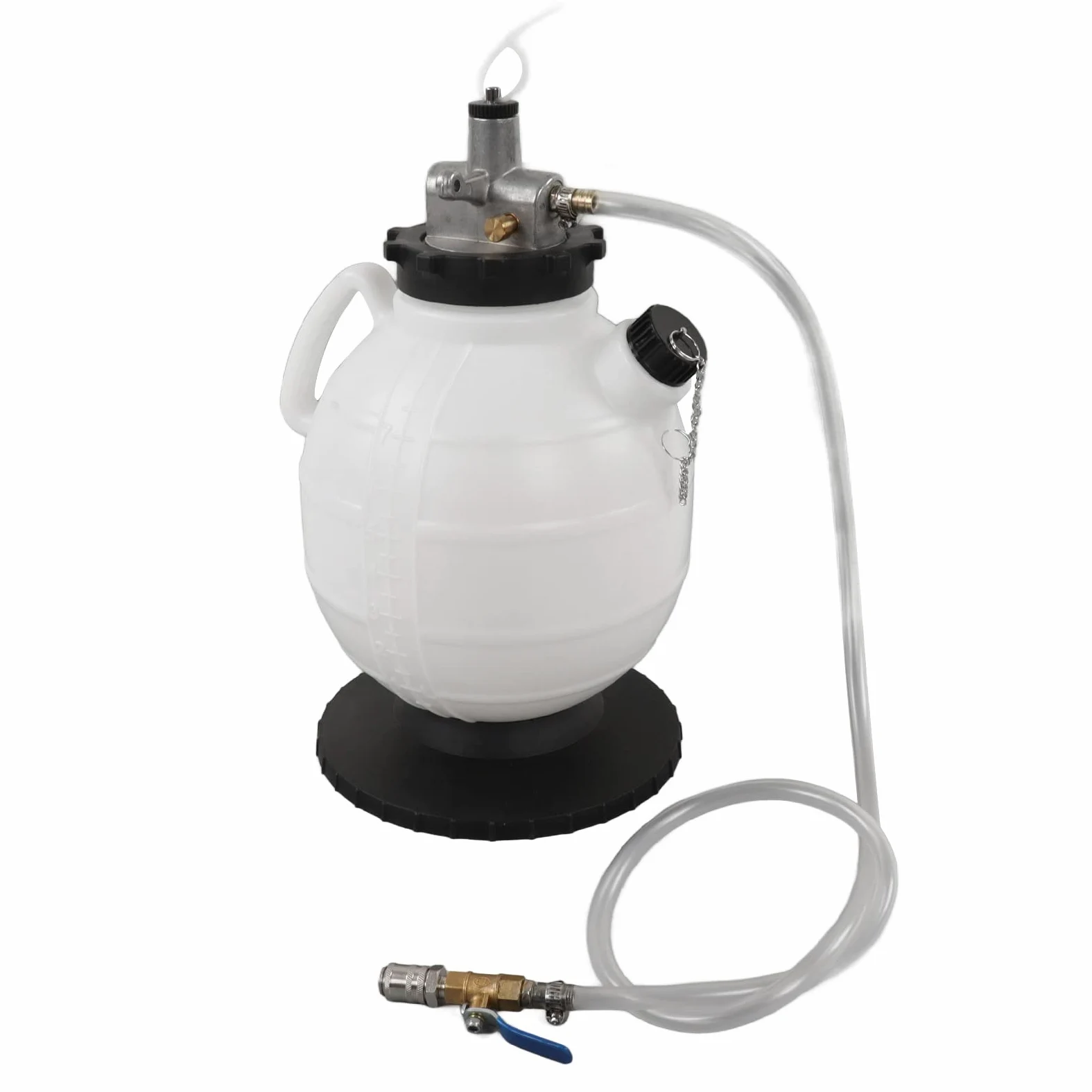 Brrnoo Herramienta de Llenado de Aceite de Transmisión Manual 7 5L con 15 Adaptadores ATF a Prueba, Ideal para Transferencia y de Fluidos