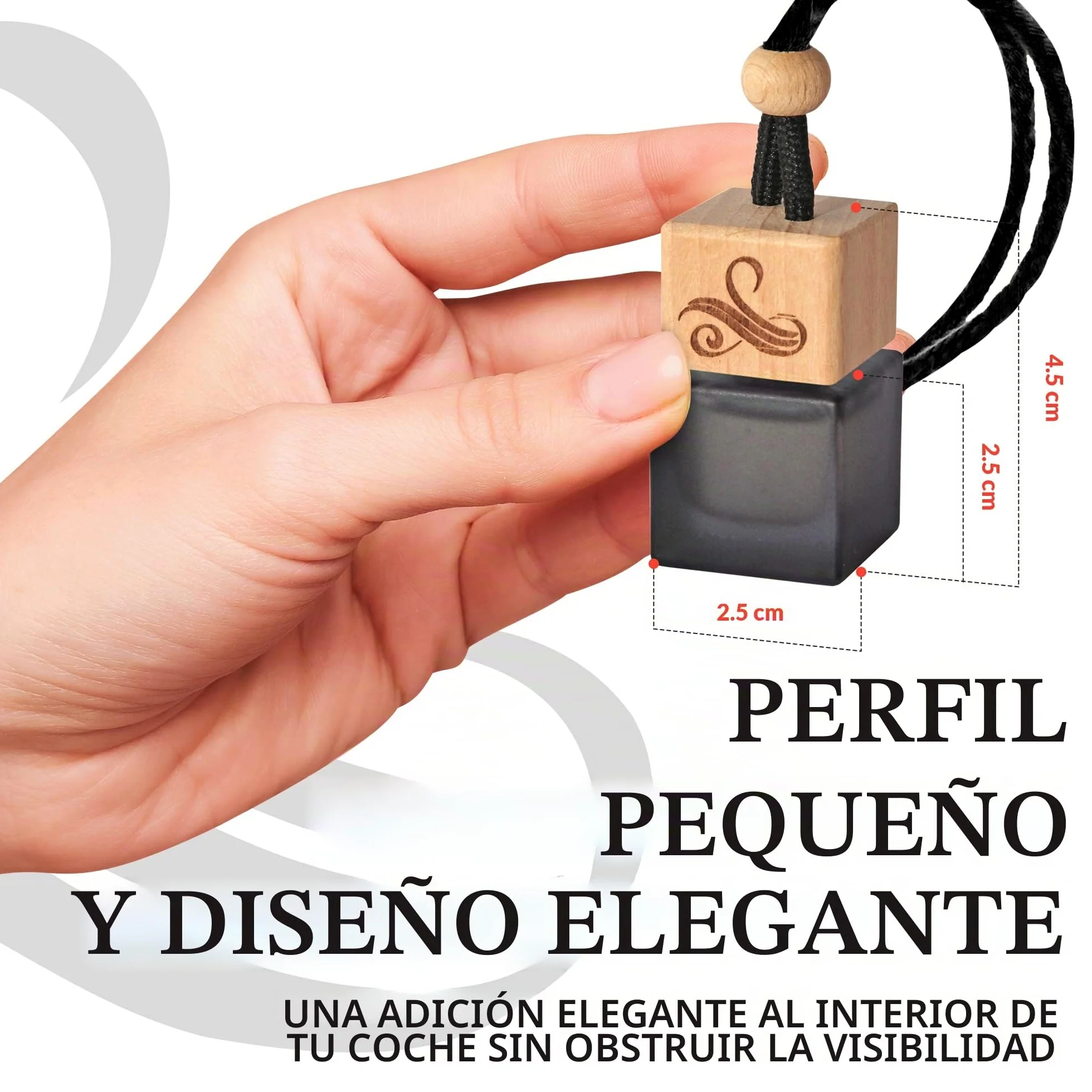 Creed - Ambientador de Coche para Hombre | Fragancias Inspiradas en el Perfume de Aventos | Tecnología Eliminadora de Olores | Aroma Fuerte