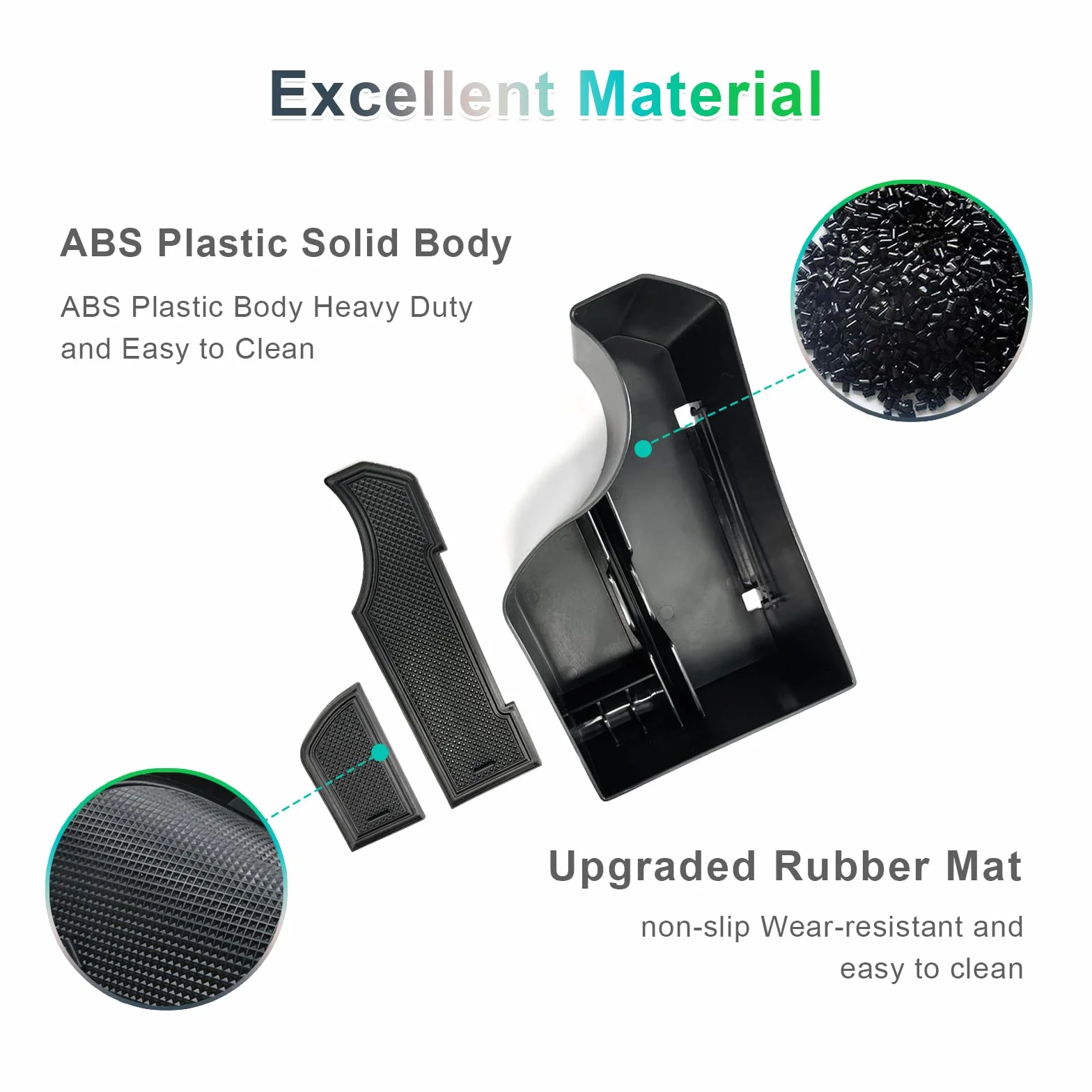 GAFAT Compatible con Kia Niro SG2 EV HEV Hybrid PHEV e-Niro 2022-2025 2026 Caja de Almacenamiento Consola Central, Organizador de Bandeja y Guantera Inferior de Central, Niro 2025 Accesorios