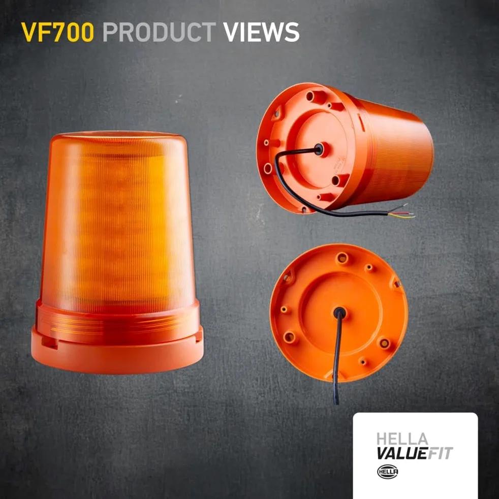 Hella VALUEFIT LED Rotativo - Luz de aviso, de destellos VF700 LED