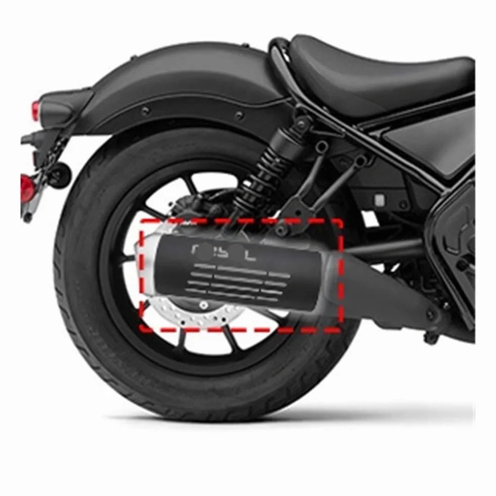 Deflectores Calor Escape para Rebel CMX 250 300 500 Rebel300 Rebel500 2017-2023 Silenciador De Escape para Motocicleta Tubo Protector Térmico Cubierta Protectora