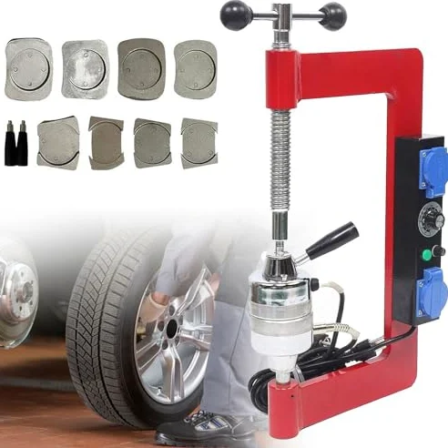 Kit de máquina de reparación de neumáticos, máquina de vulcanización de neumáticos, máquina de vulcanización de neumáticos, juego de herramientas de reparación de esparcidor de neumáticos para coche y