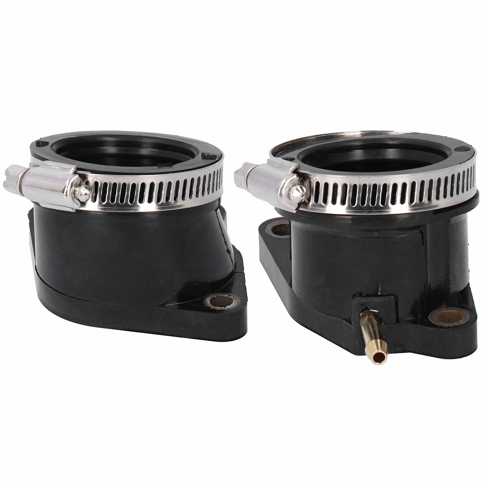 Botas de colector de admisión de carburador, 5LP ‑ 13586‑01‑00 Conector de colector de admisión de carburador de 2 piezas apto para Yamaha Raptor 660 660r 2001‑2005