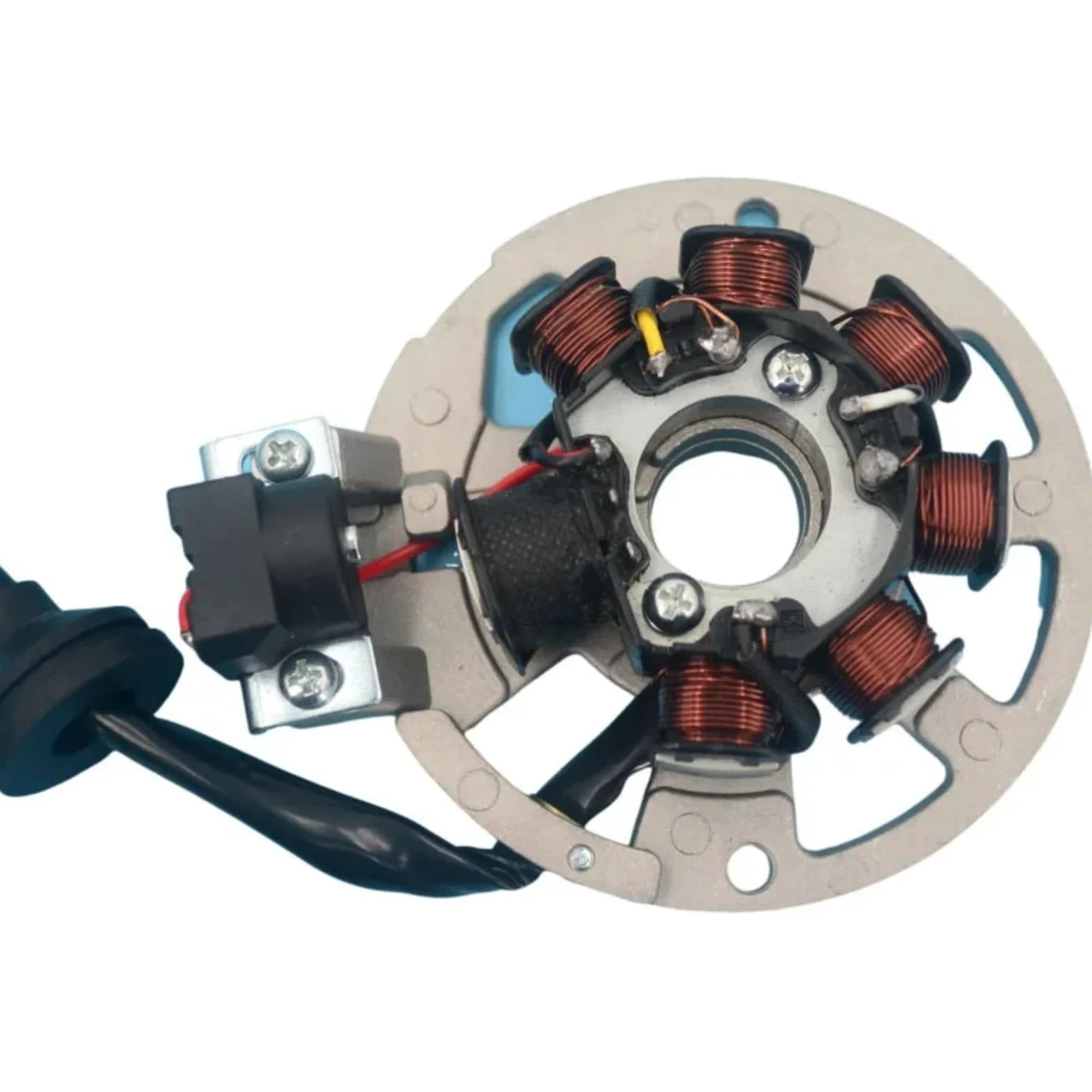 Compatible Con Jog 50 90 CY50 CY90 YE50 YE80 Para Zest 50 80 Para YH50 YM50 YN50R YQ50 11 Polos Generador De CA Magneto Estator Bobina