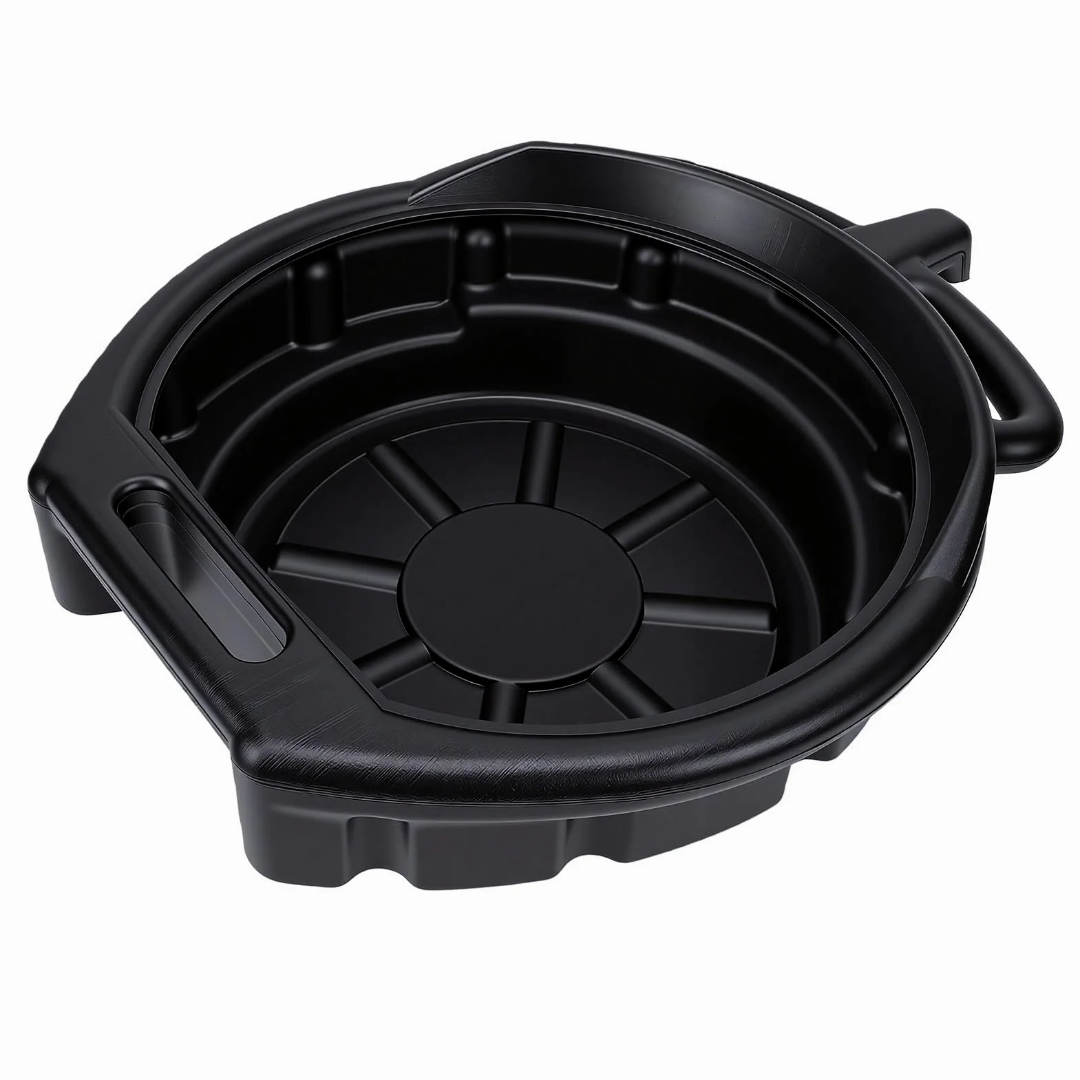 CHICIRIS Bandeja de Drenaje de Aceite de 15 litros, Recogedor de Goteo de Aceite Antisalpicaduras con Boquilla Vertedora para Coche, Motocicleta, Camión