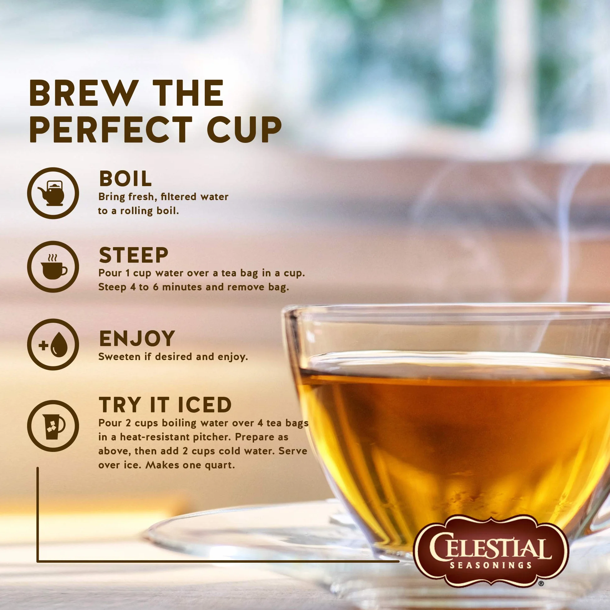 Celestial Seasonings Herbal Tea Fruit Sampler 18 Tea Bags