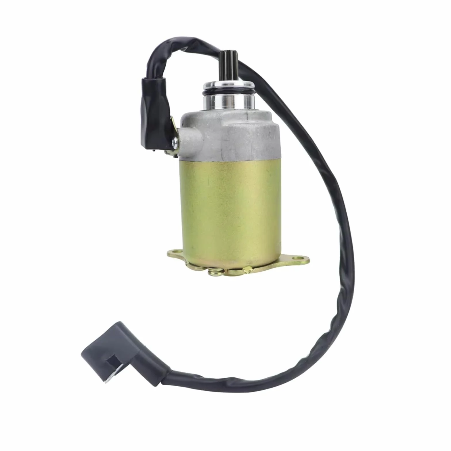 Motor de Arranque eléctrico para Motocicleta GY6 125cc 150cc ATV Scooter Ciclomotor Go Karts Quad 4 Ruedas Motor de Arranque eléctrico de 9 Dientes