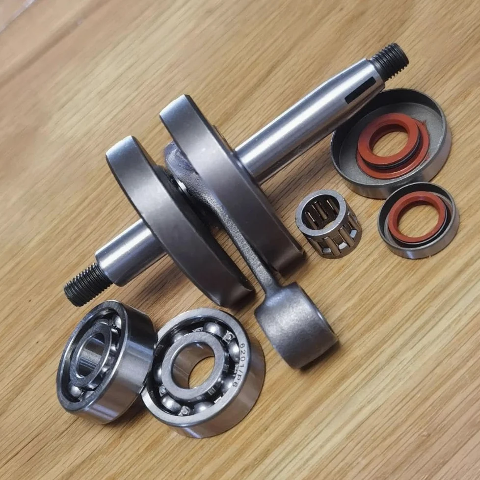 Cigüeñal FS220 con cojinete y retenes de Aceite, Compatible desbrozadoras FS180, FS280(Crankshaft Set)