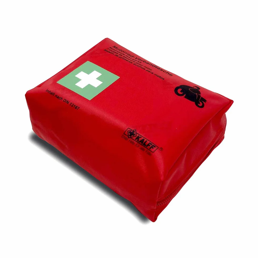 Kit de Primeros Auxilios para Motocicletas Homologado DIN 13167