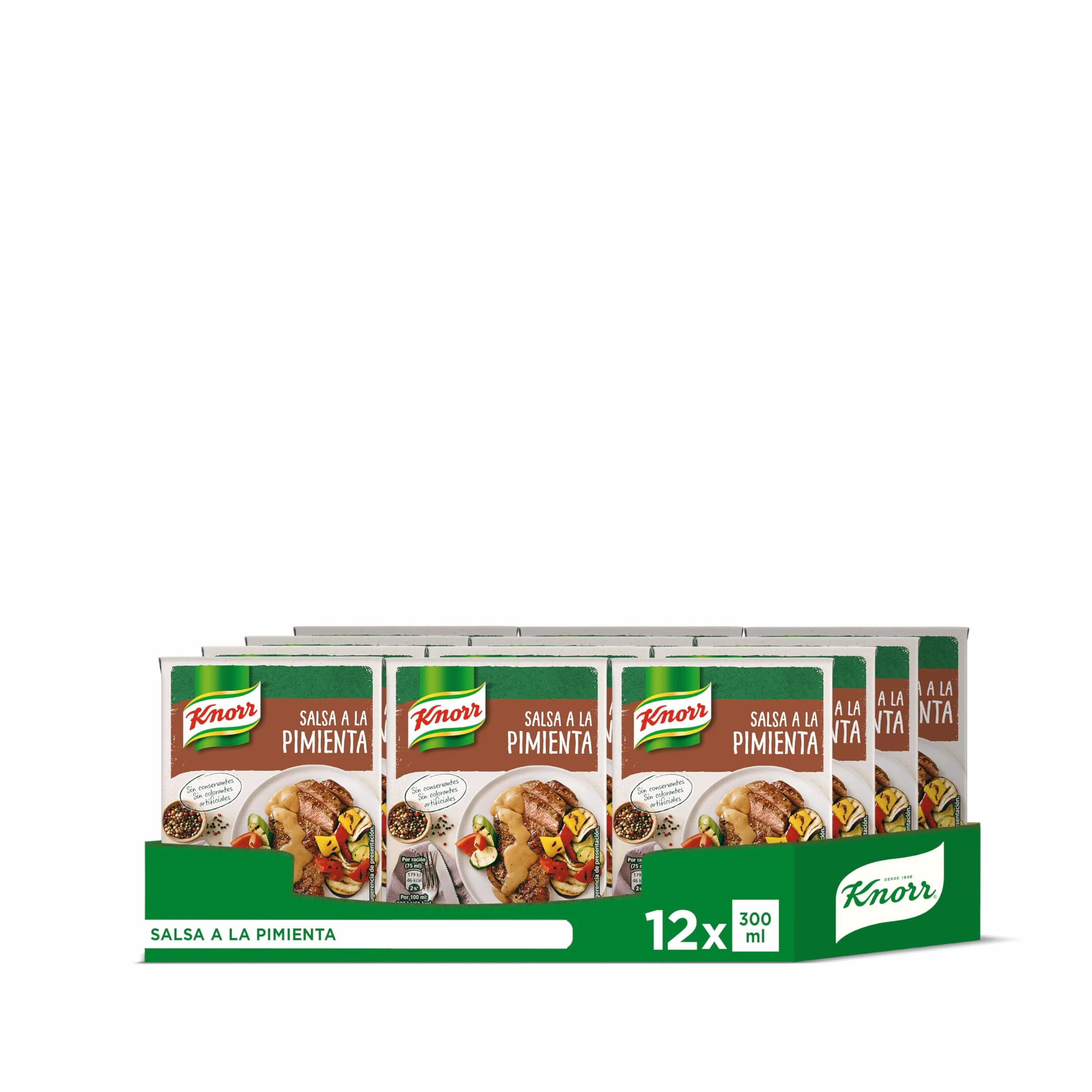 Knorr Salsa a la Pimienta 300ml Pack de 12