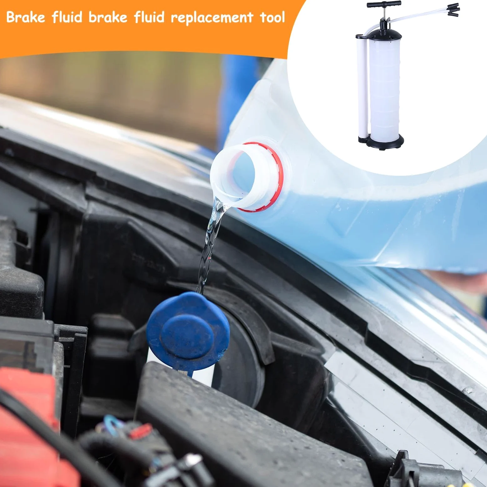 Bomba de fluido, bomba de transferencia de fluidos Extractor manual de y | Bomba de anti-lok de alta resistencia portátil Handheld Hand-Bread Duty-Duty, 7L Gran capacidad para Marine Automotriz