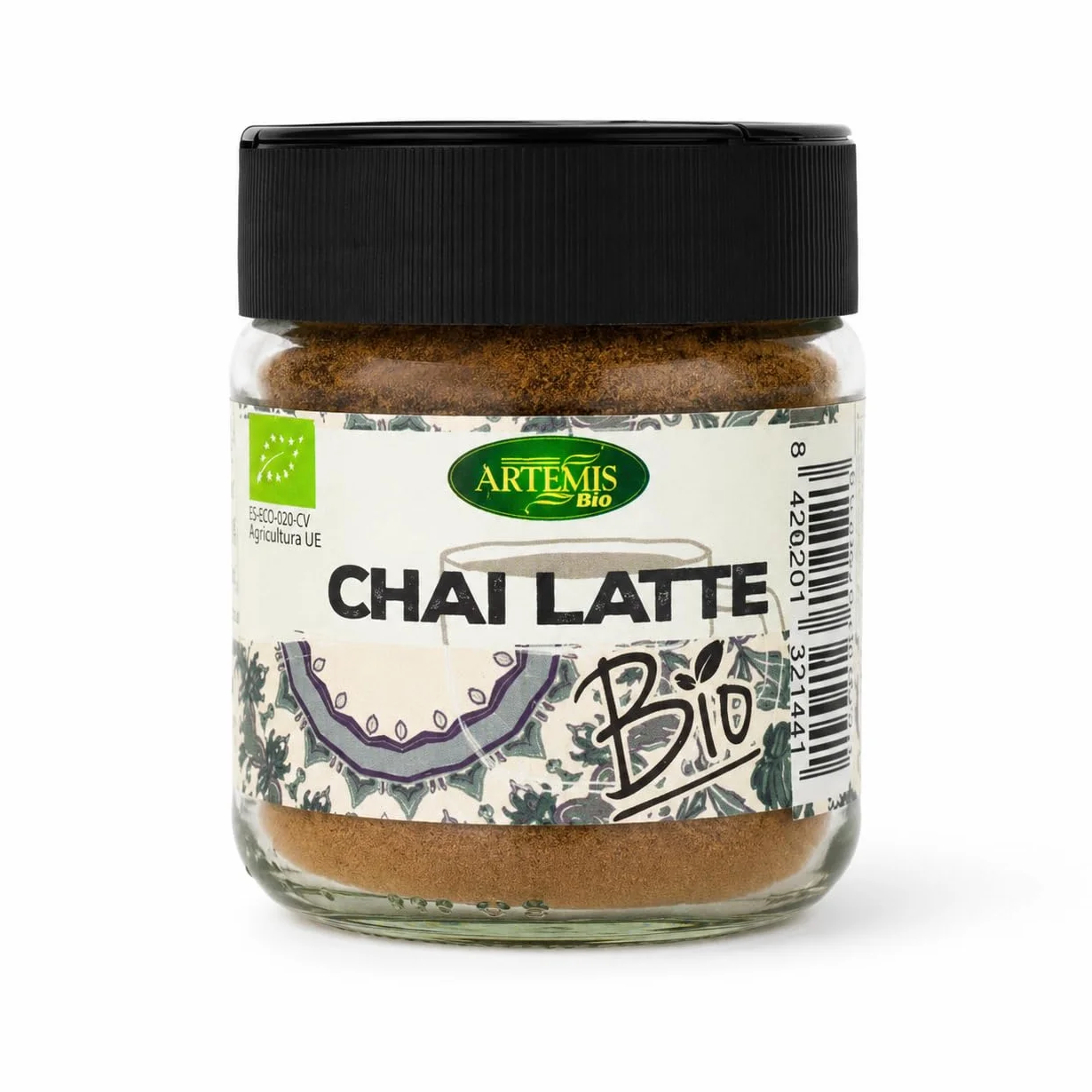 Chai Latte Bio Artemis 60 g té en polvo con especias ecológicas mezcla para leche o bebida vegetal