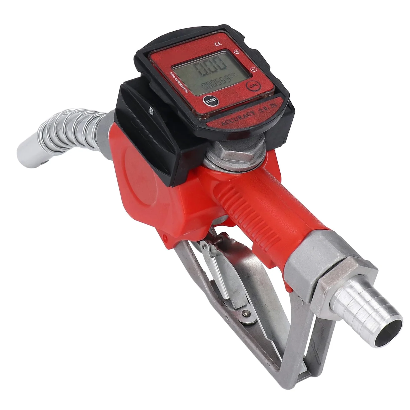 Wakects Boquilla Automática de Boquilla de Bomba de de Dispensación K28 1 Pulgada BSP Aleación de Aluminio 10-60 L/min Cierre Automático con Medidor para Diésel Queroseno